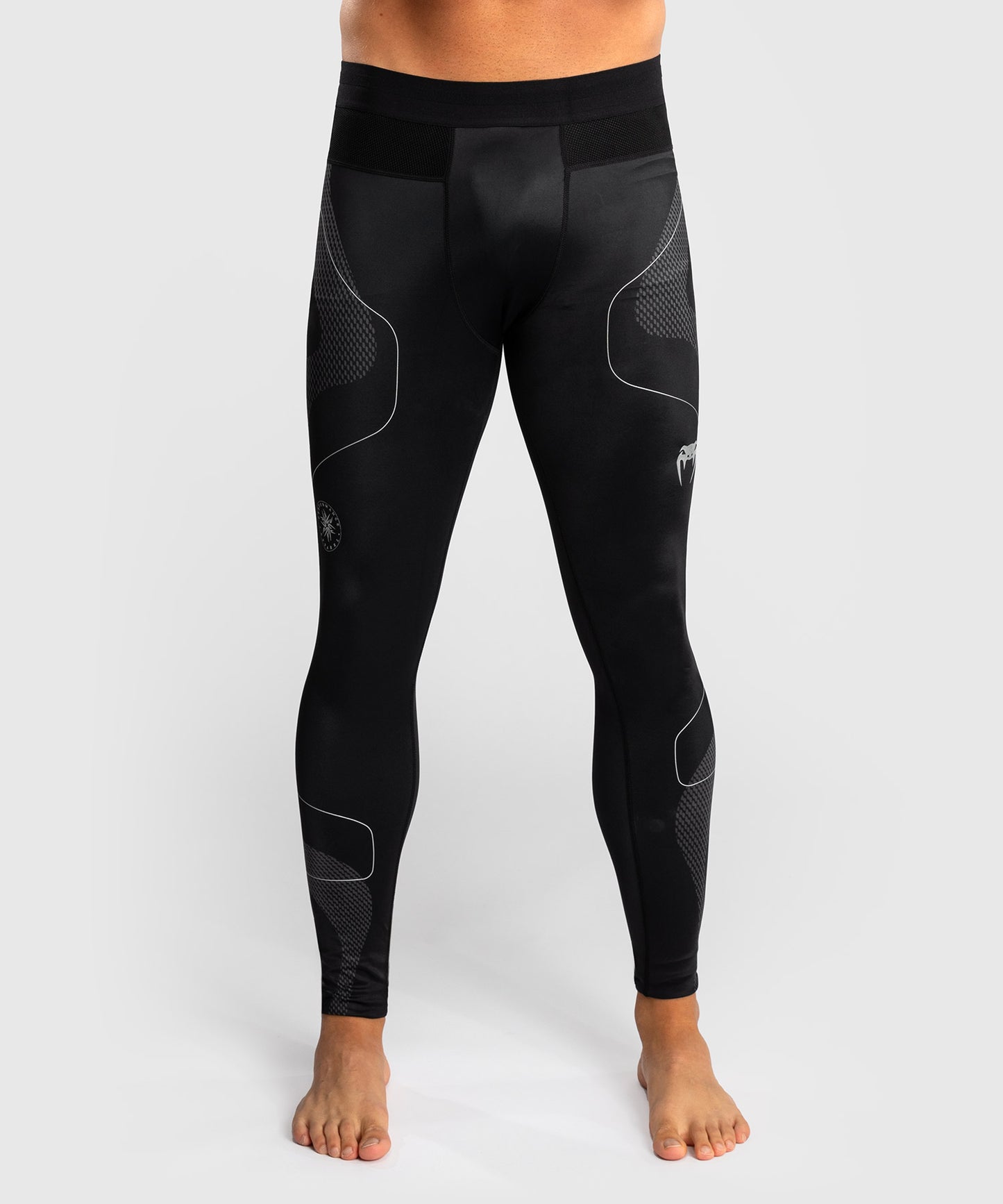 Pantalon de Compression Venum Nexus – Noir/Argent