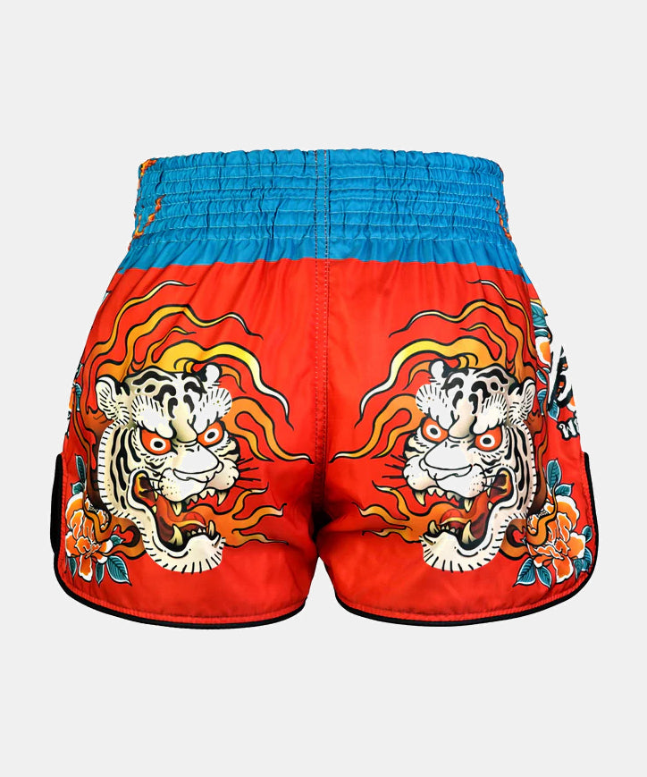 Tuff Payak Fujin The Wind God Muay Thai Shorts - Red
