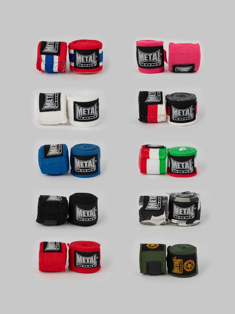 Boxbandagen Metal Boxe - Schwarz - 2,5 m