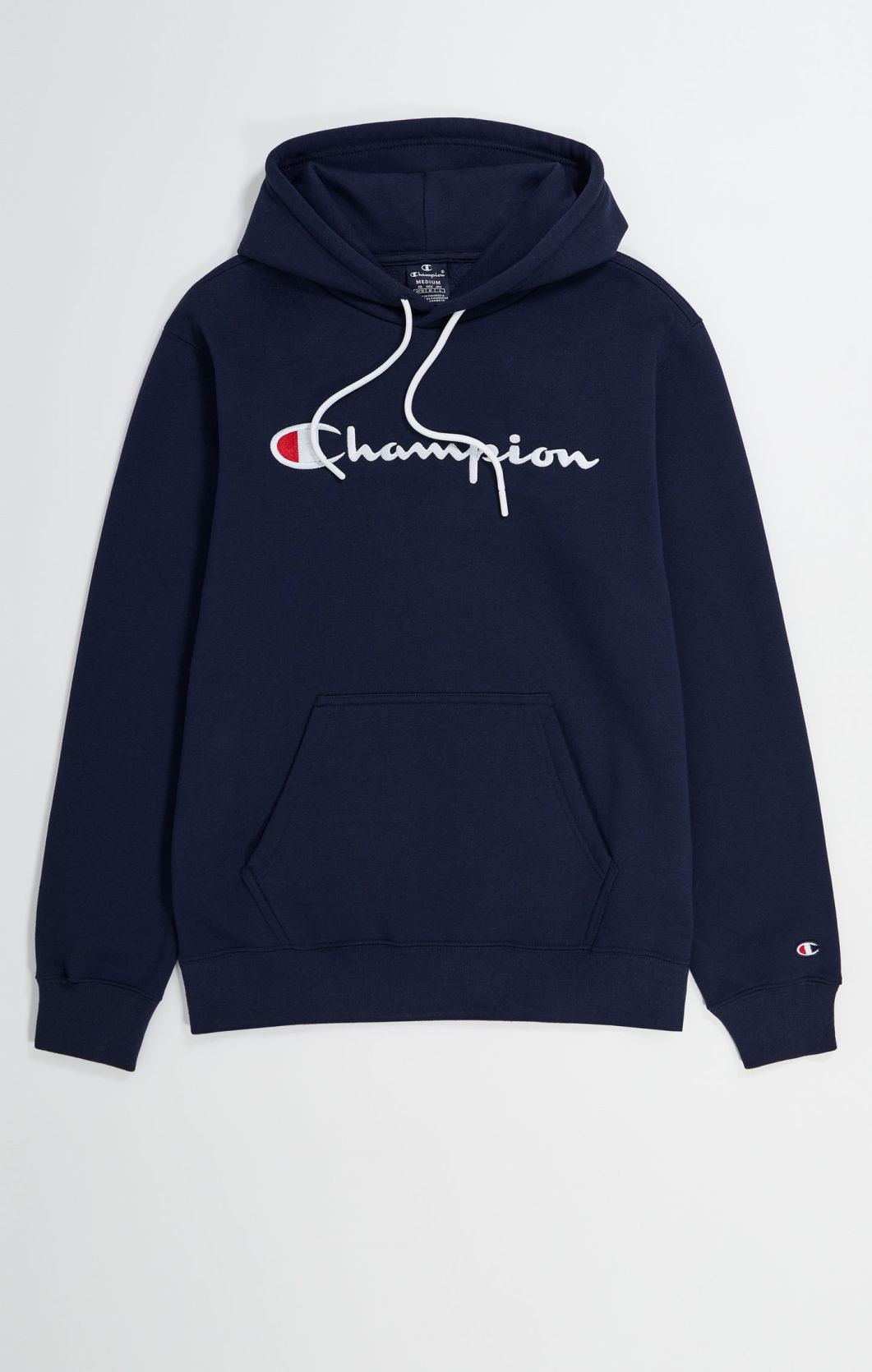 Kapuzen-Sweatshirt Champion Legacy Logo Stickerei - Marineblau