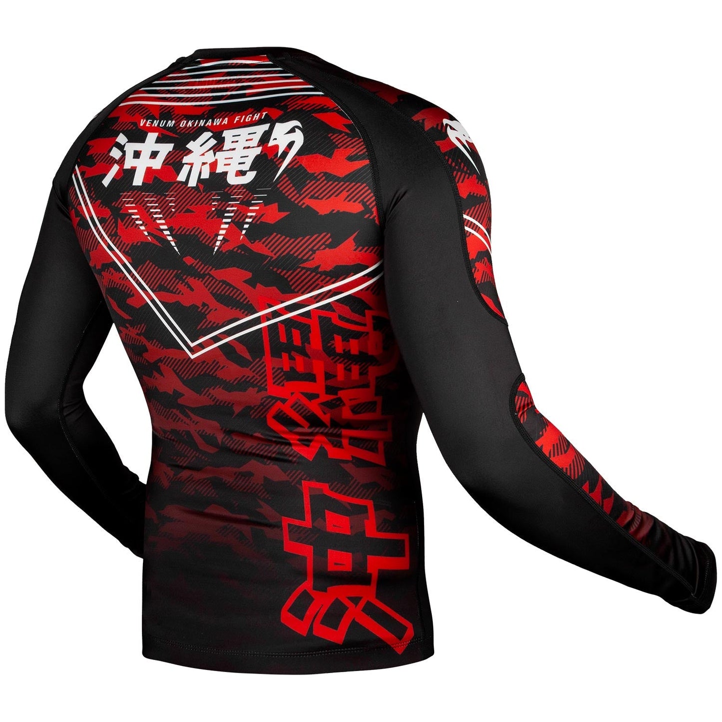 Rashguard Venum Okinawa 2.0 - Long Sleeve - Black/White/Red