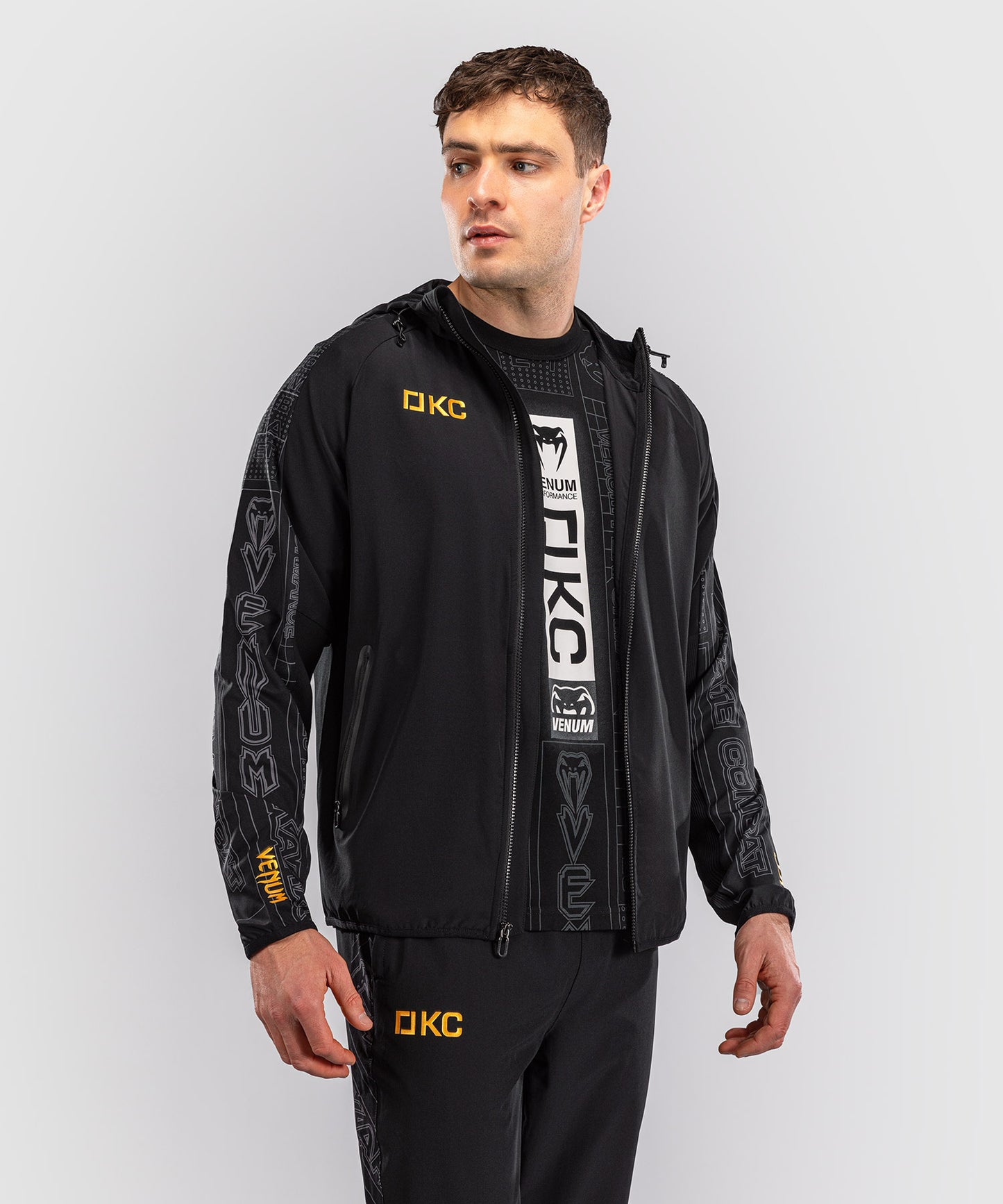 Karate Combat by Venum Trainingsjacke – Schwarz/Grau