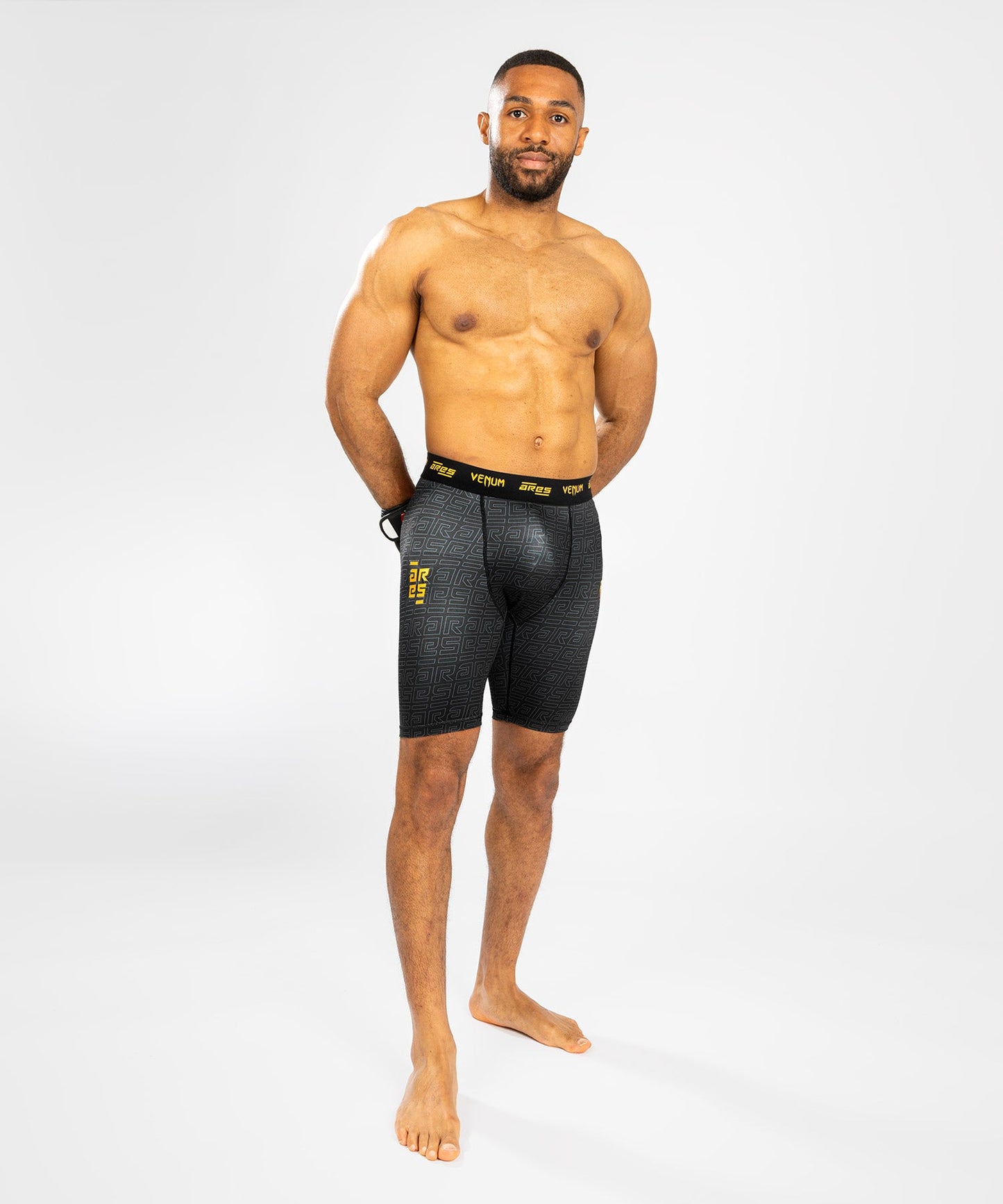 Vale Tudo Venum x Ares 2.0 Compression Short - Black/Gold