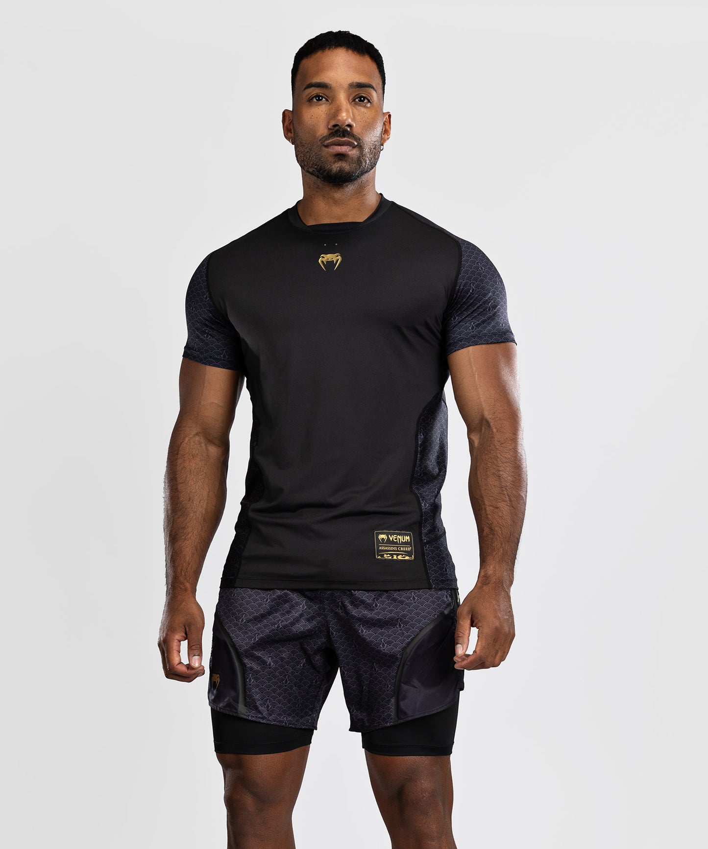 Dry-tech T-shirt Venum x Assassin's Creed Shadows - Black Gold