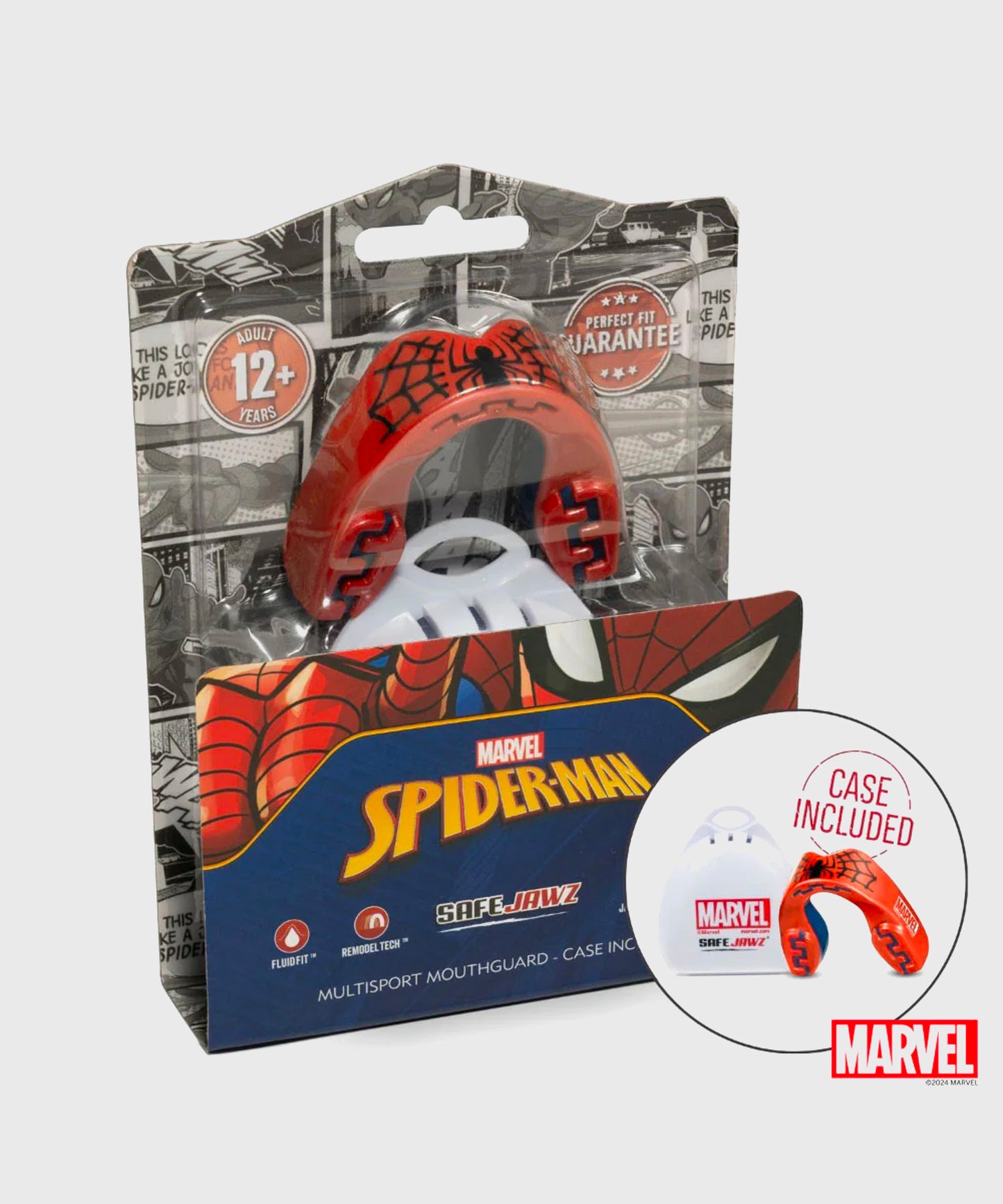 Protège-Dents Safejawz Marvel - Spider-Man - Rouge