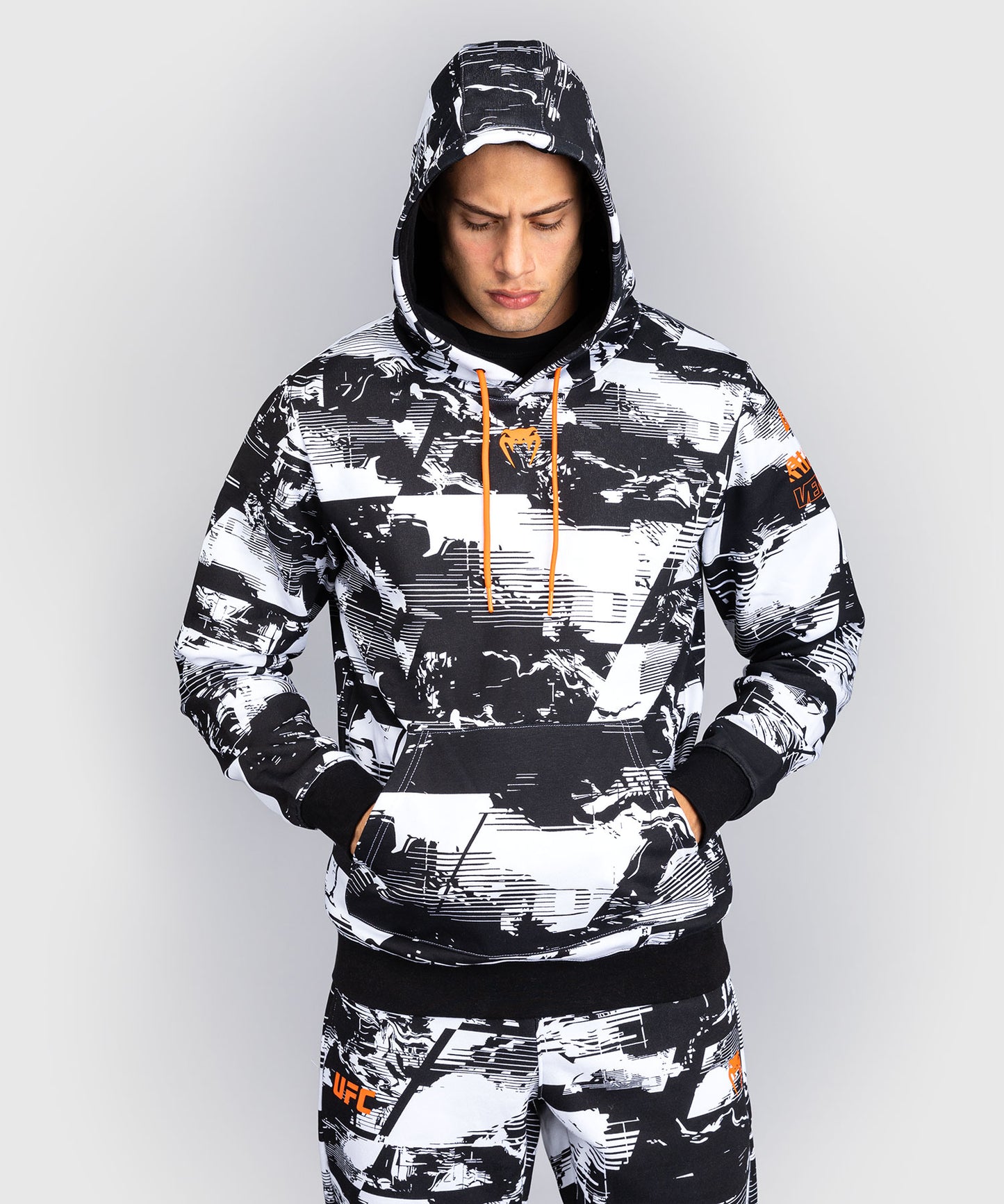 Men's UFC Zenith by Venum White Authentic Fight Week Pullover Hoodie