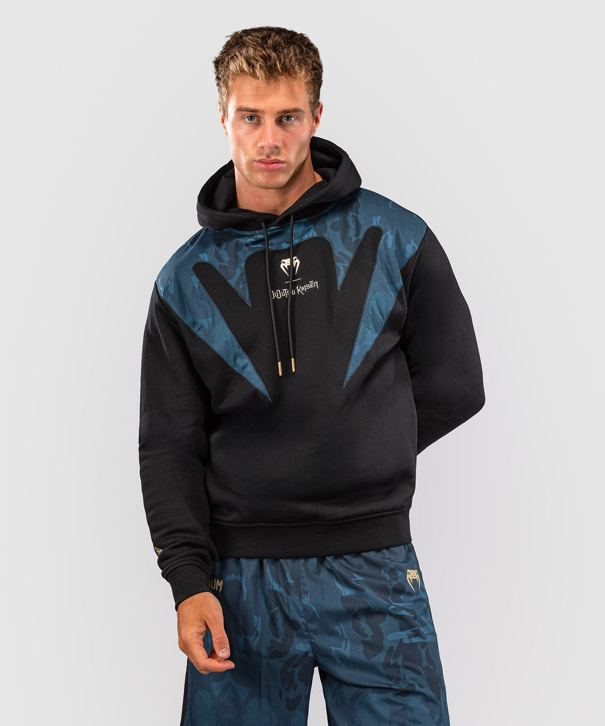 Jujutsu Kaisen x Venum Fushiguro Sudadera con Capucha – Verde Océano