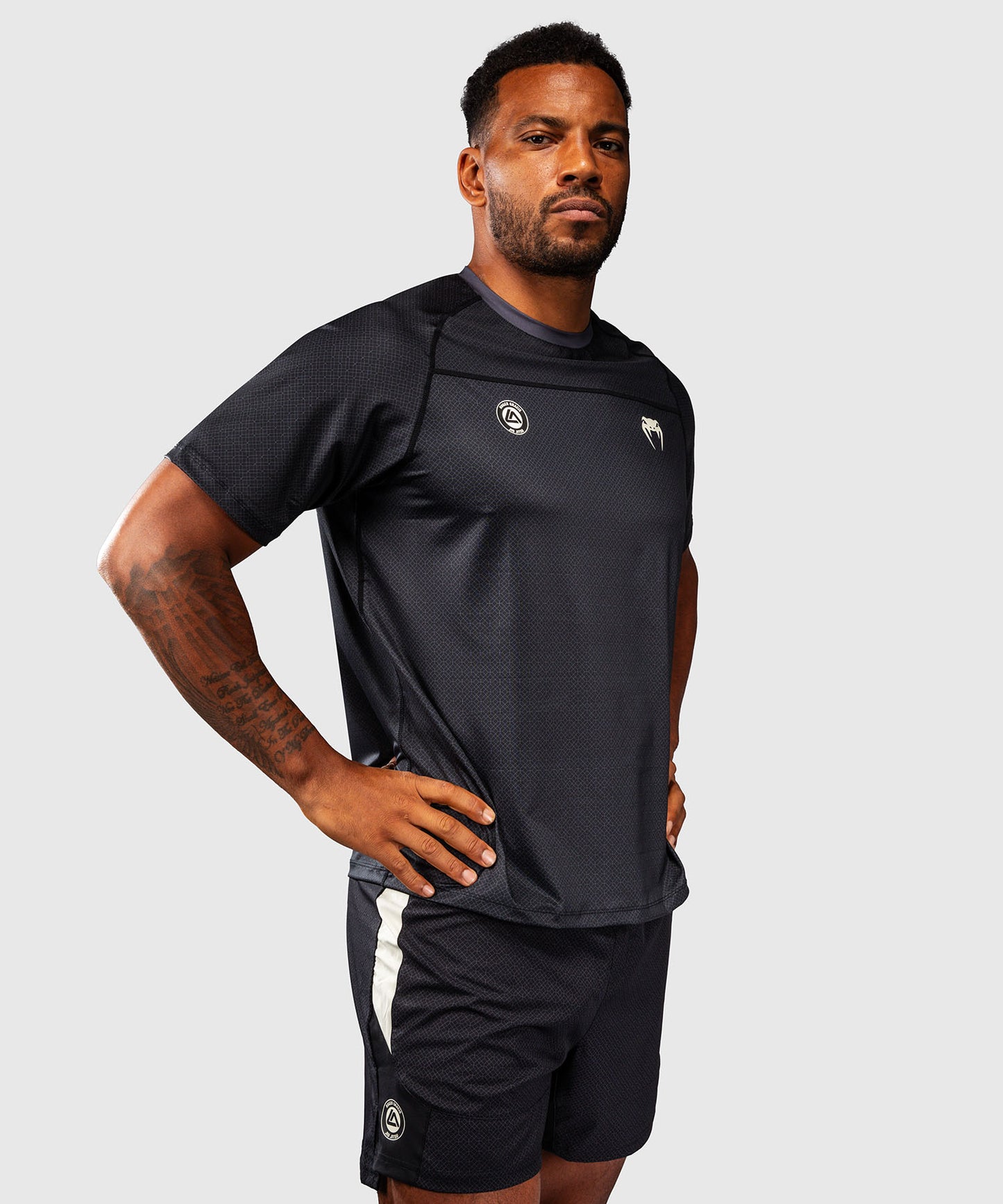 Venum x Roger Gracie Academy Dry‑Tech‑T‑Shirt - Schwarz