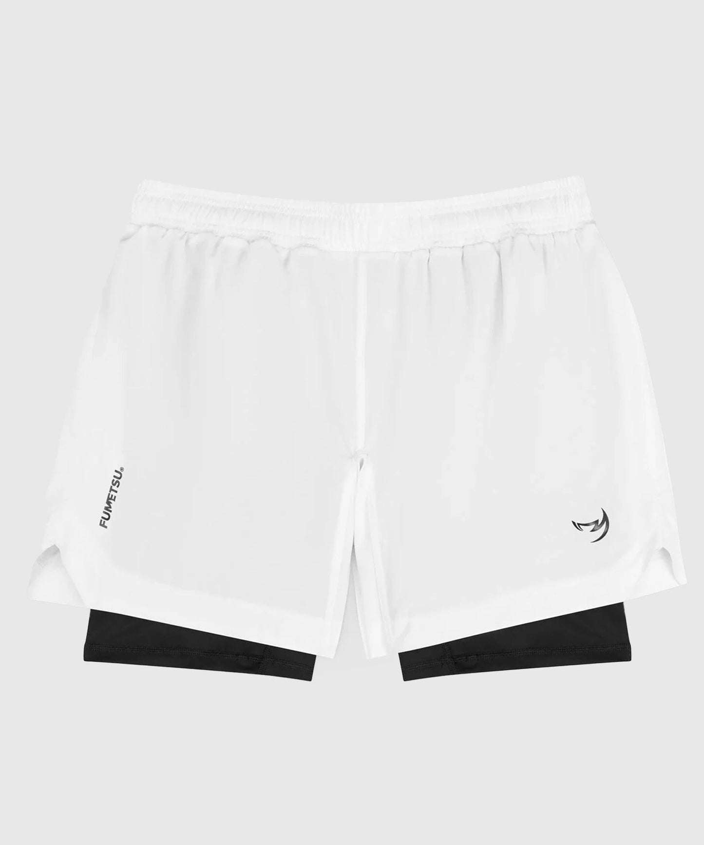 Fightshort Fumetsu Dual Layer Origins - Blanc
