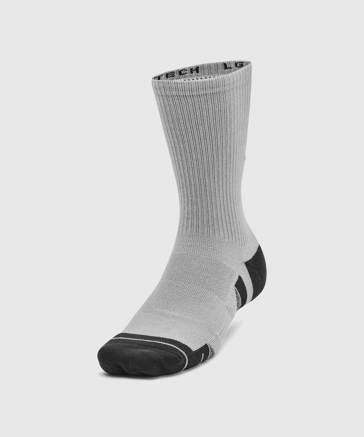 Under Armour Ua Performance Tech Calze Alte 3 Paia – Bianco/Nero/Grigio