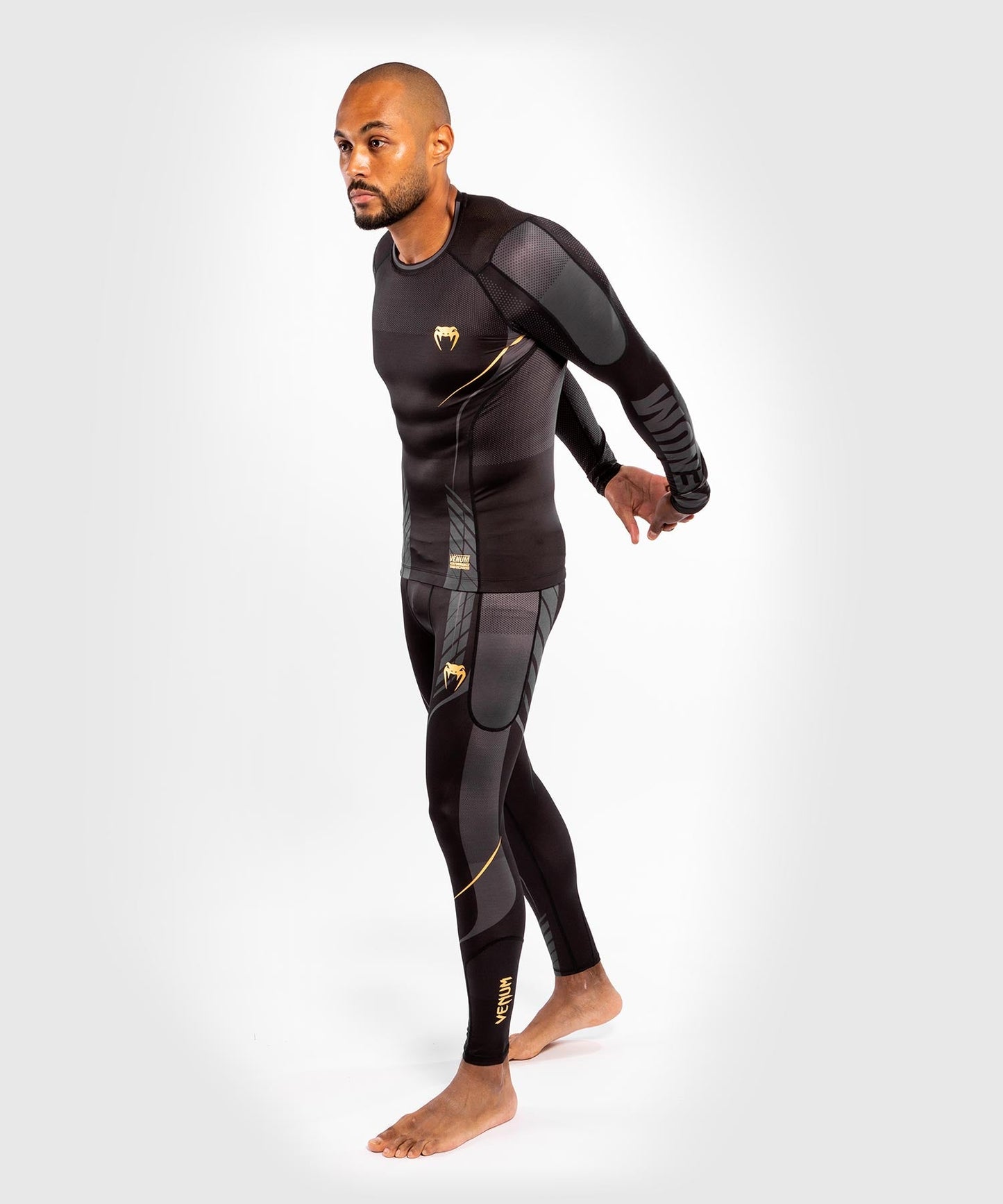 Venum Athletics Compression Pants - Black/Gold