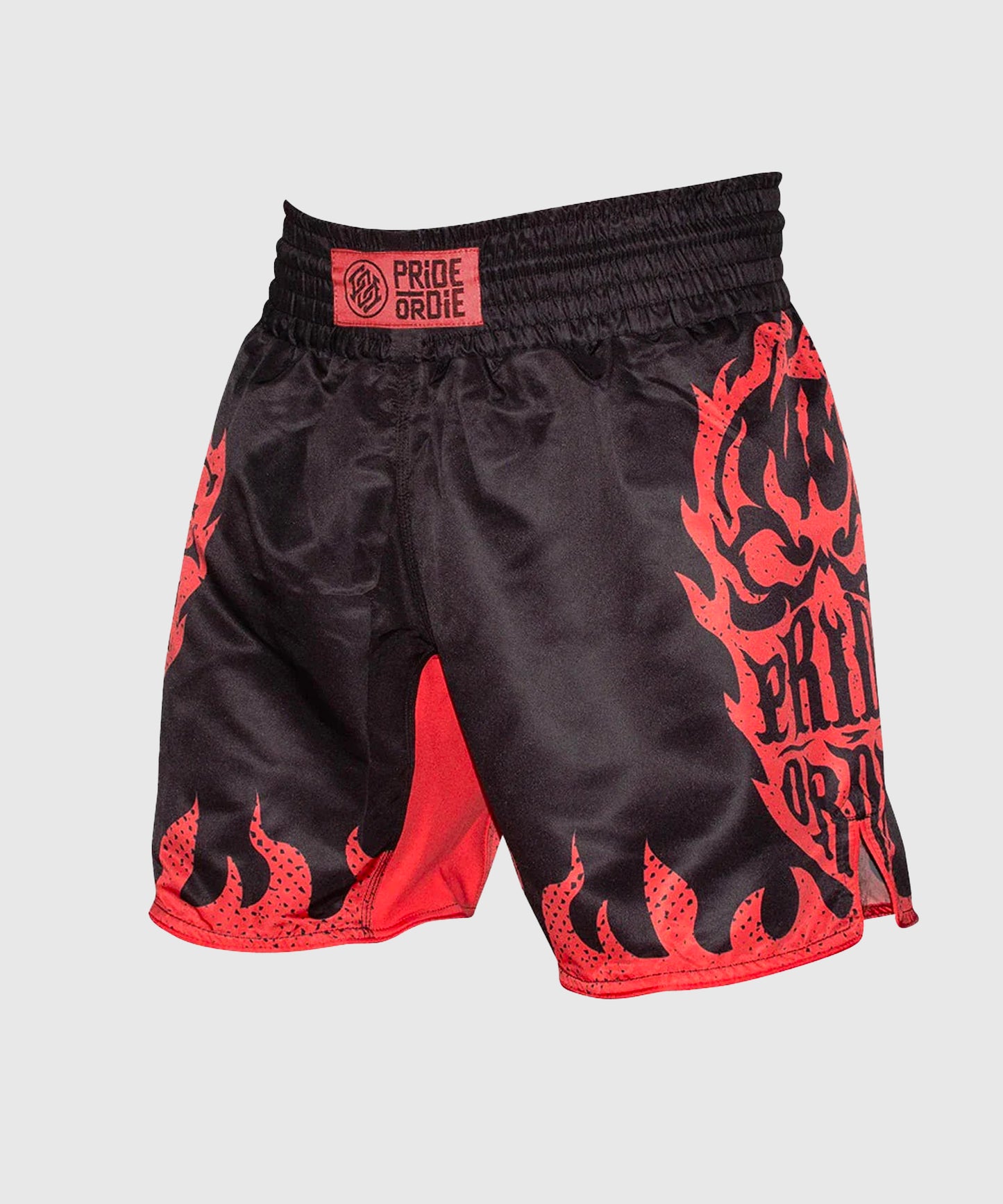 Fightshort Pride Or Die Reckless Flames - Noir