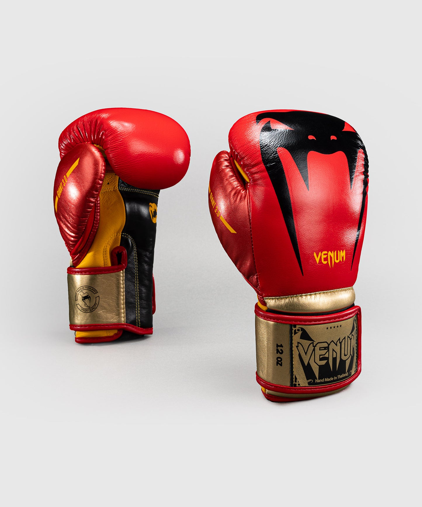 Venum Giant 3.0 Boxing Gloves - Red/Yellow/Gold