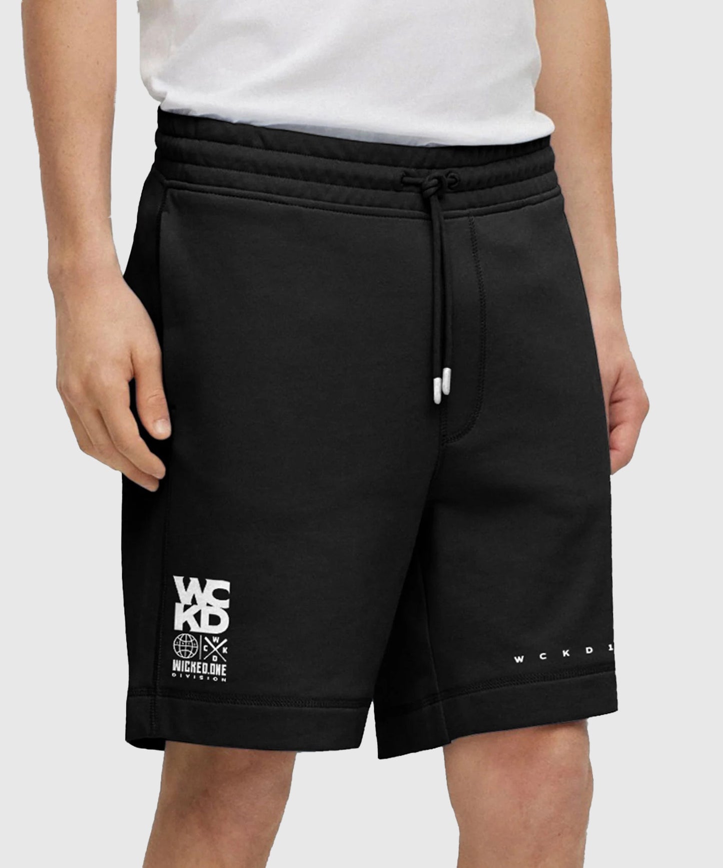 Wicked One Dvsn Cotton Shorts - Black