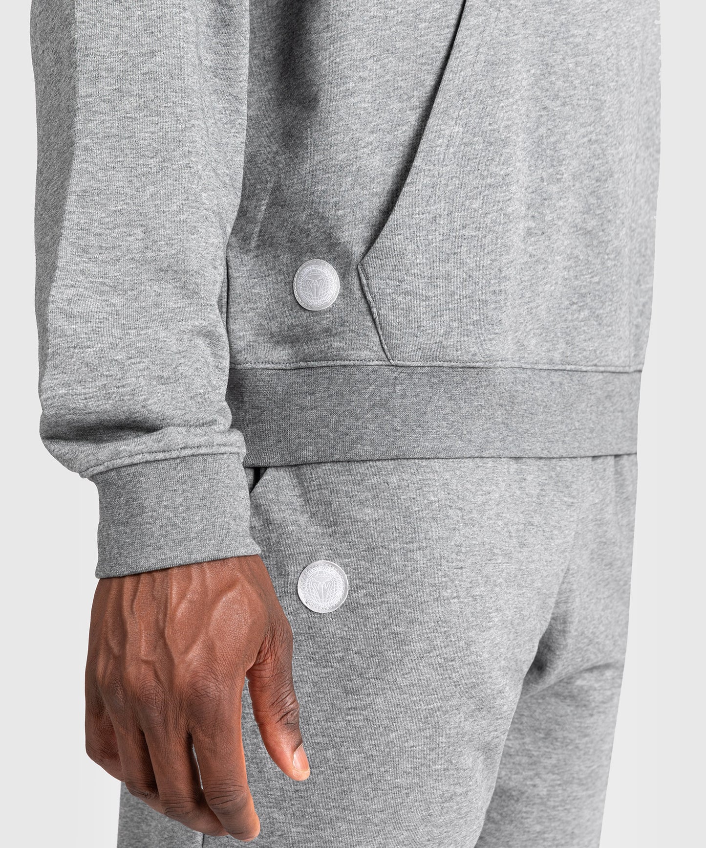 Venum Vortex XL Lite Sudadera Con Capucha para Hombre - Gris Jaspeado Claro