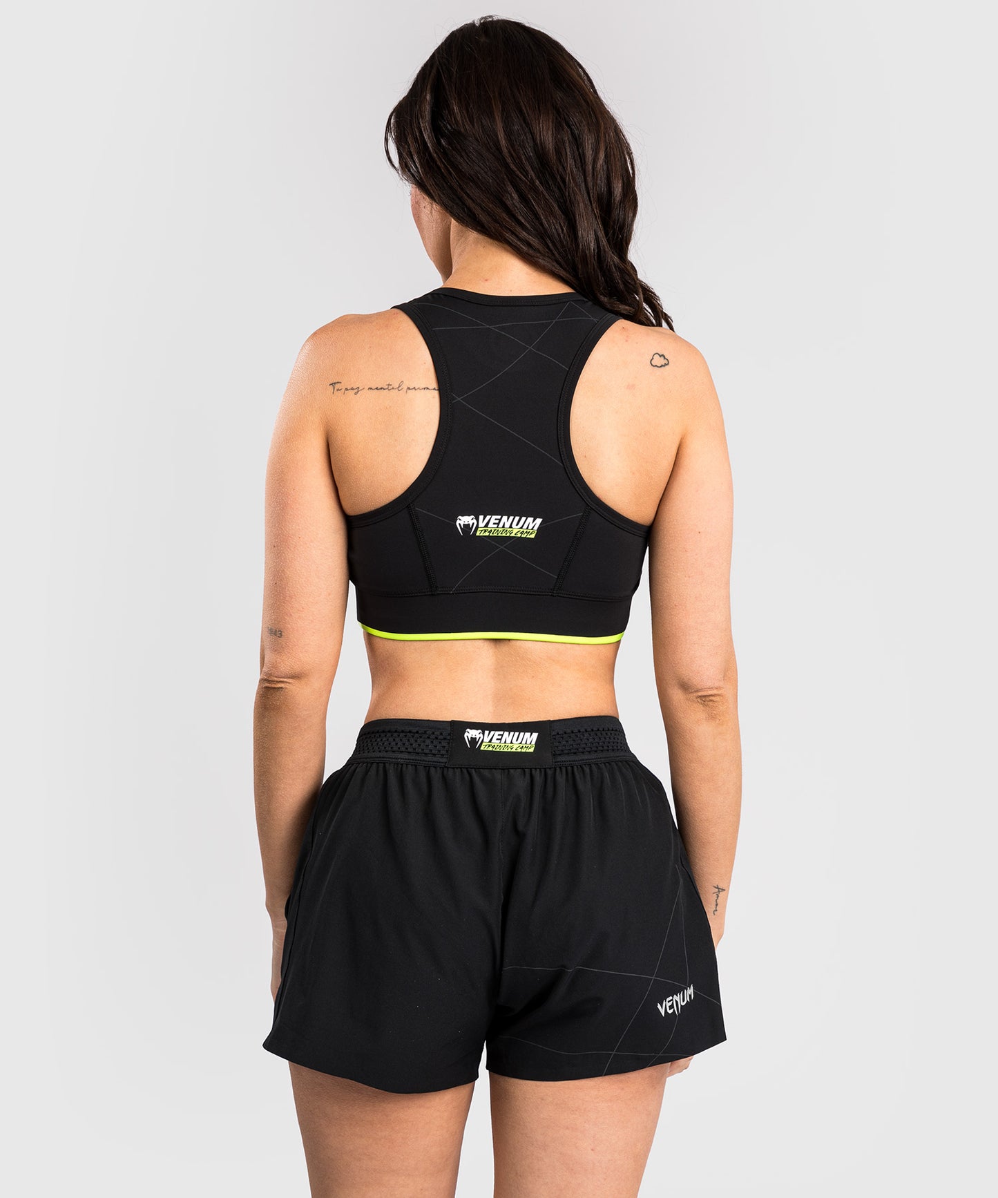Venum Training Camp 4.0 Sport-BH - Schwarz/Neo-Grün