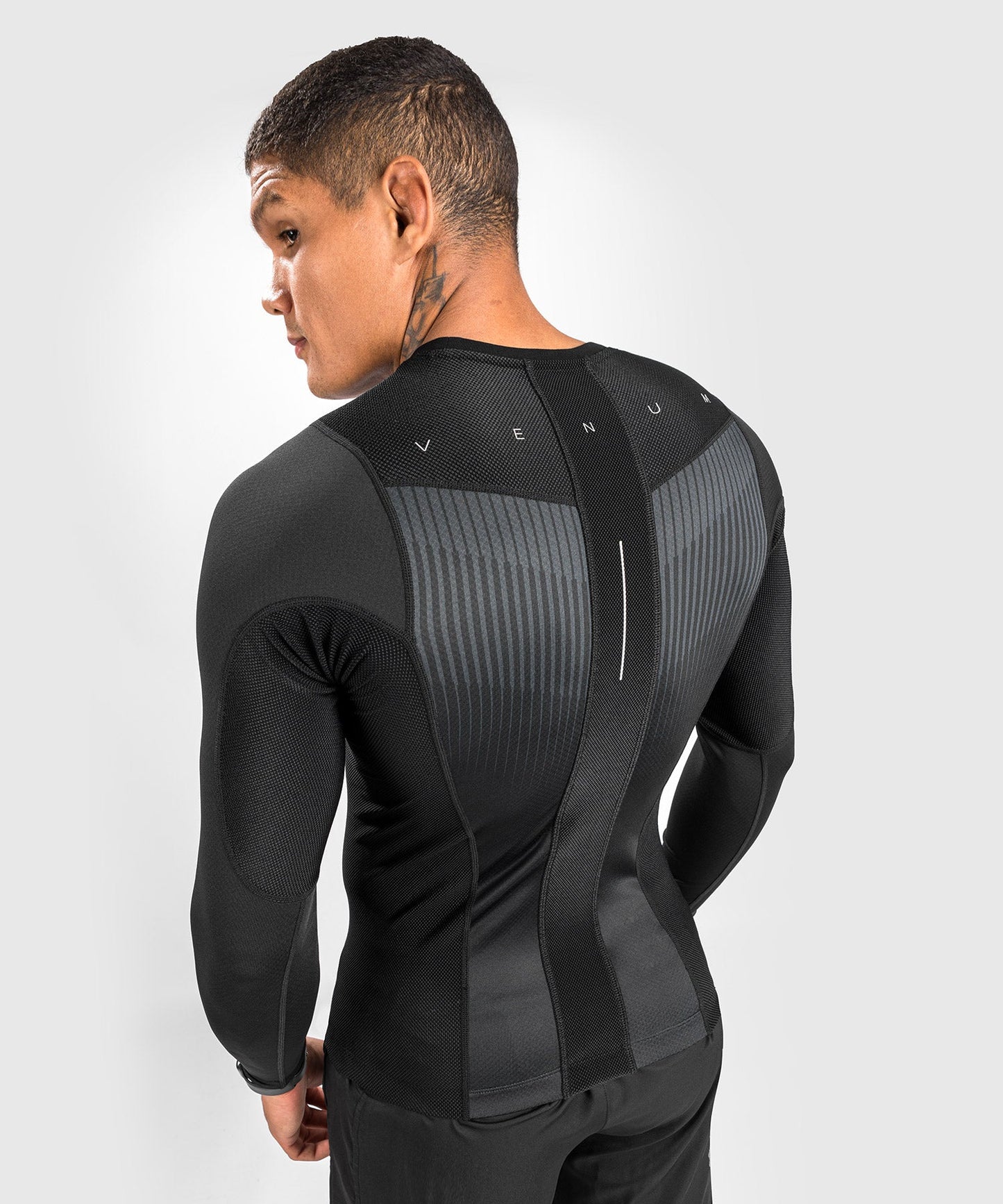 Venum Biomecha Langarm Rashguard - Schwarz/Grau