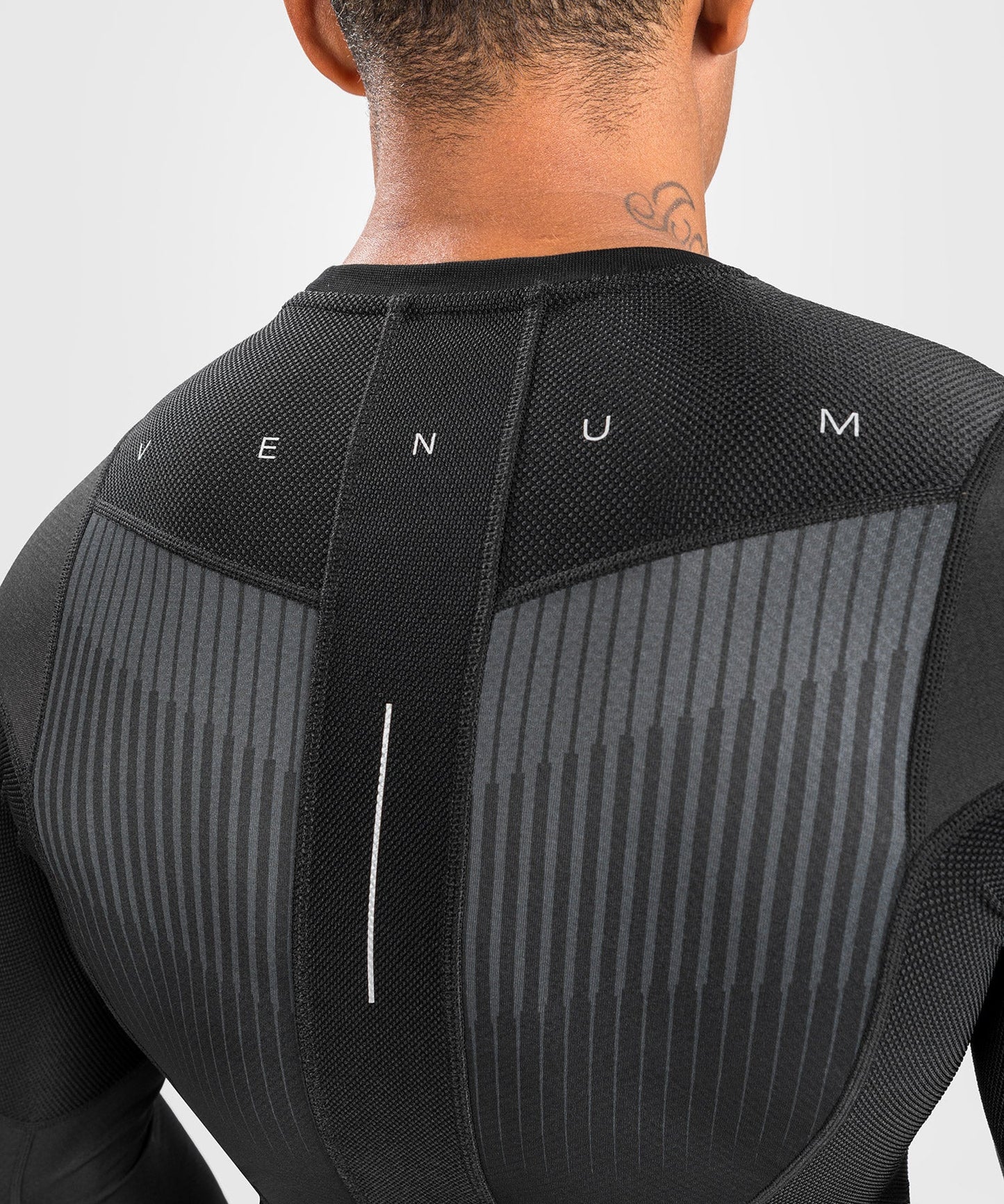 Venum Biomecha Langarm Rashguard - Schwarz/Grau
