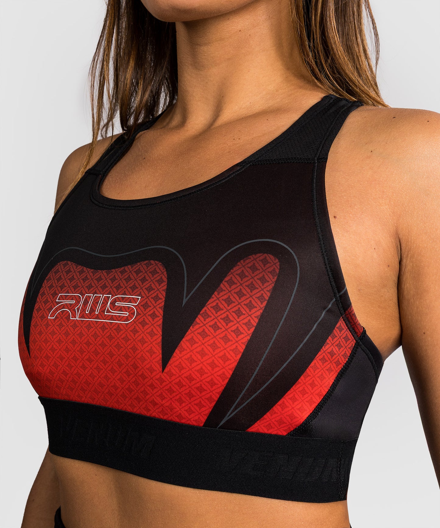 Brassière de Sport Venum x RWS 2.0 – Noir/Rouge