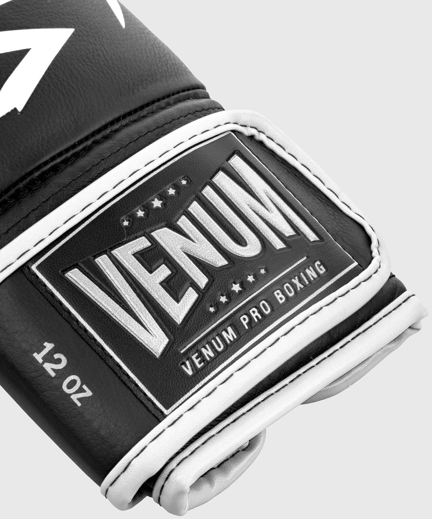 Venum Hammer Velcro pro boxing gloves - Black/White