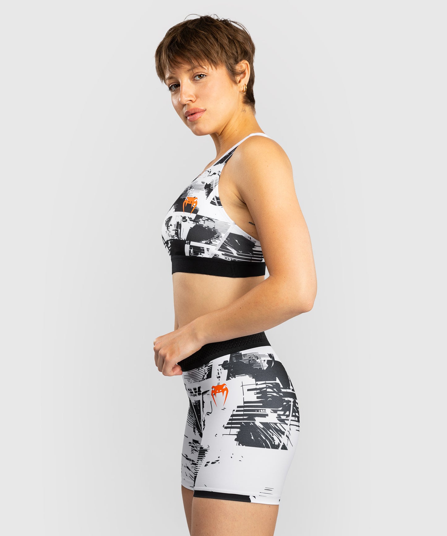 UFC Zenith by Venum Authentic Fight Week Pantaloncini Vale Tudo Performance Donna - Bianco