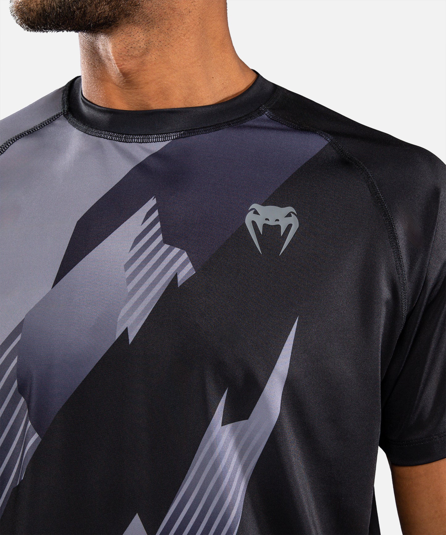 Venum No-Gi 6.0 Dry-Tech T-Shirt - Schwarz/Grau