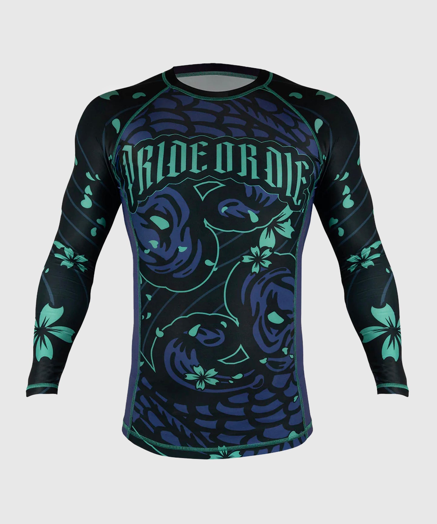 Pride Or Die Survival Of The Fittest Rashguard de Manga Larga - Negro