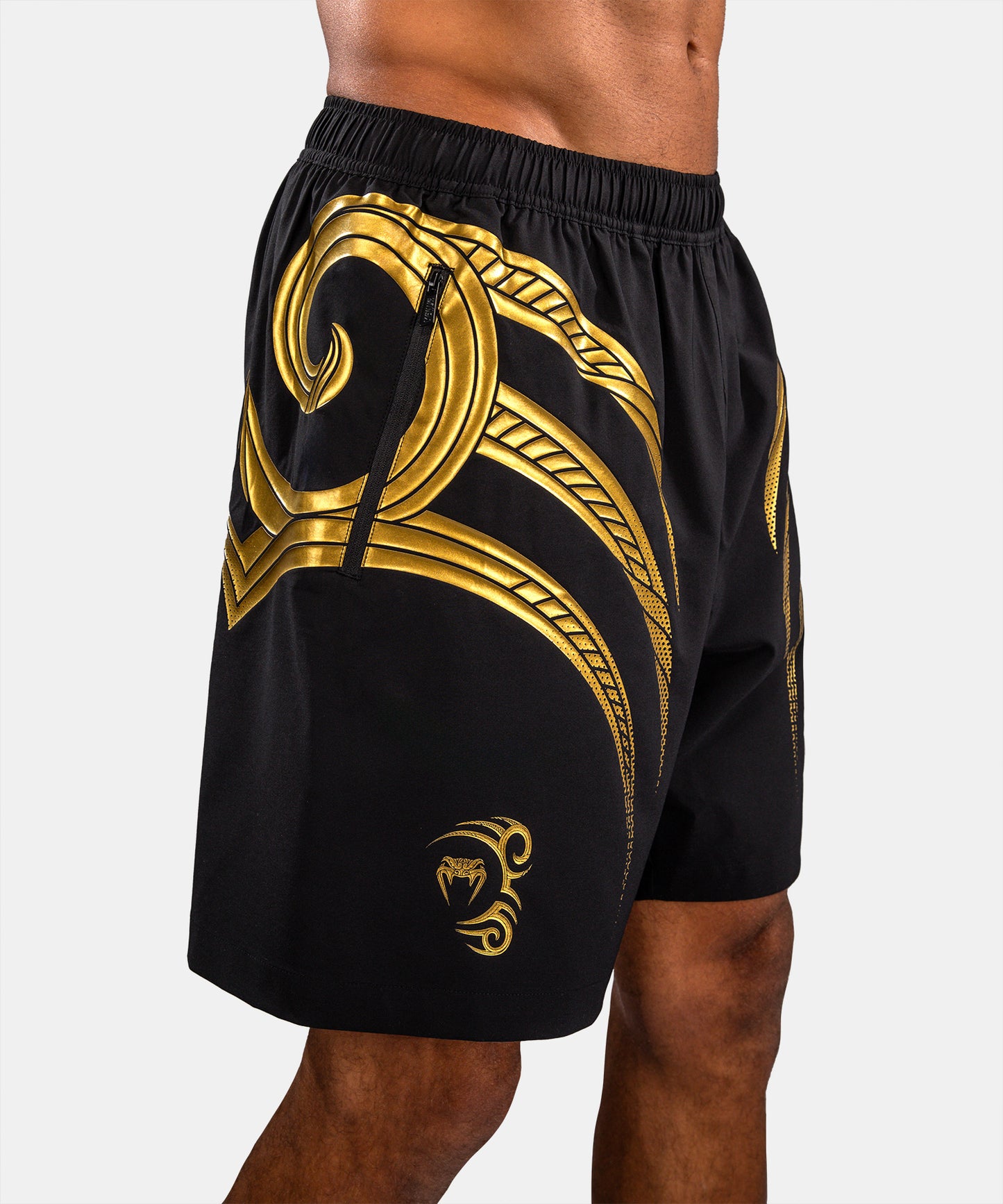 Venum x Mike Tyson Tiger Pantalón Corto de Entrenamiento Tiger - Negro/Oro