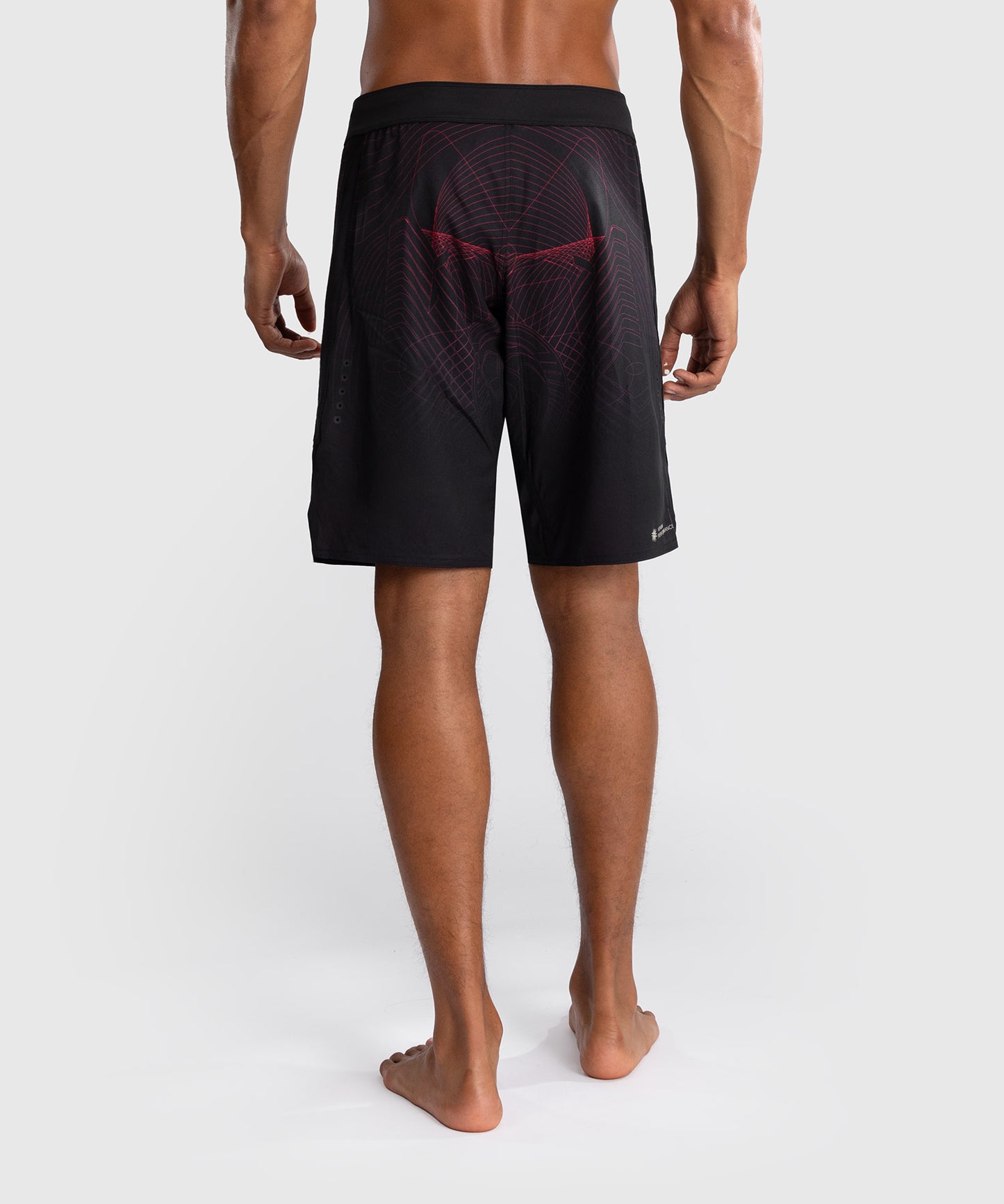 Short de Combat Venum G-Fit Air pour Hommes - Noir Profond/Rouge Feu