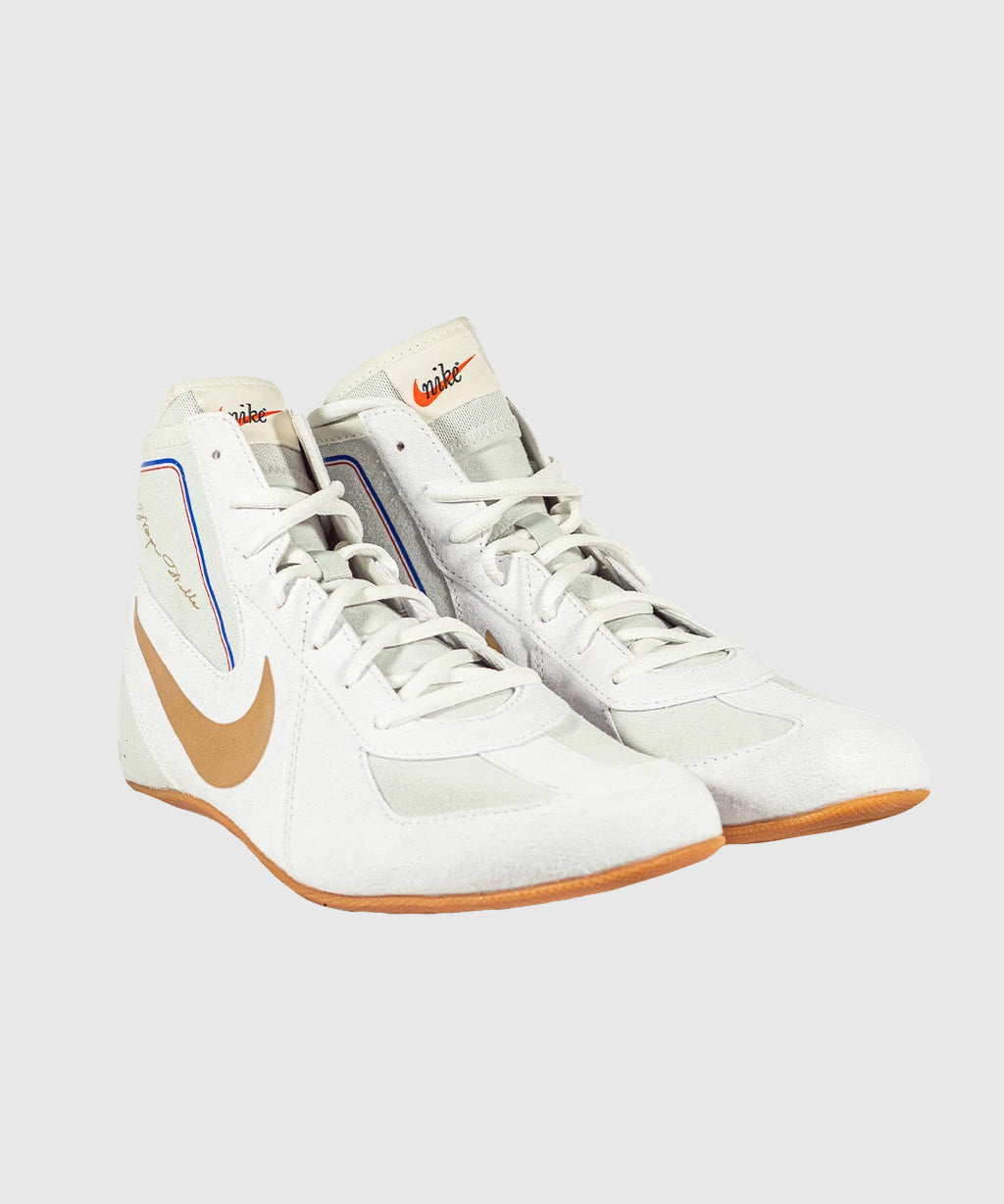 Nike Footsweep 2 SE Scarpe da Lotta - Bianco/Oro/Gomma