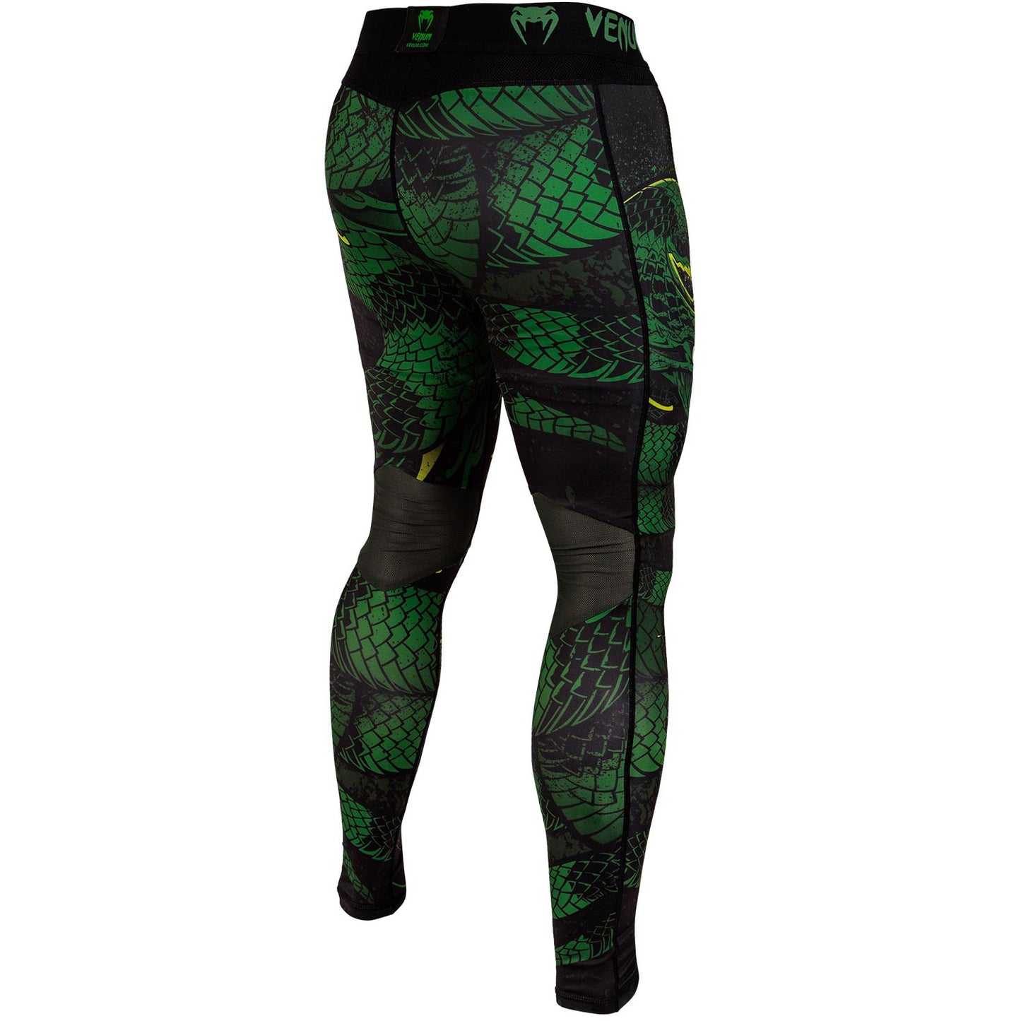 Venum Green Viper Compression Tights - Black/Green