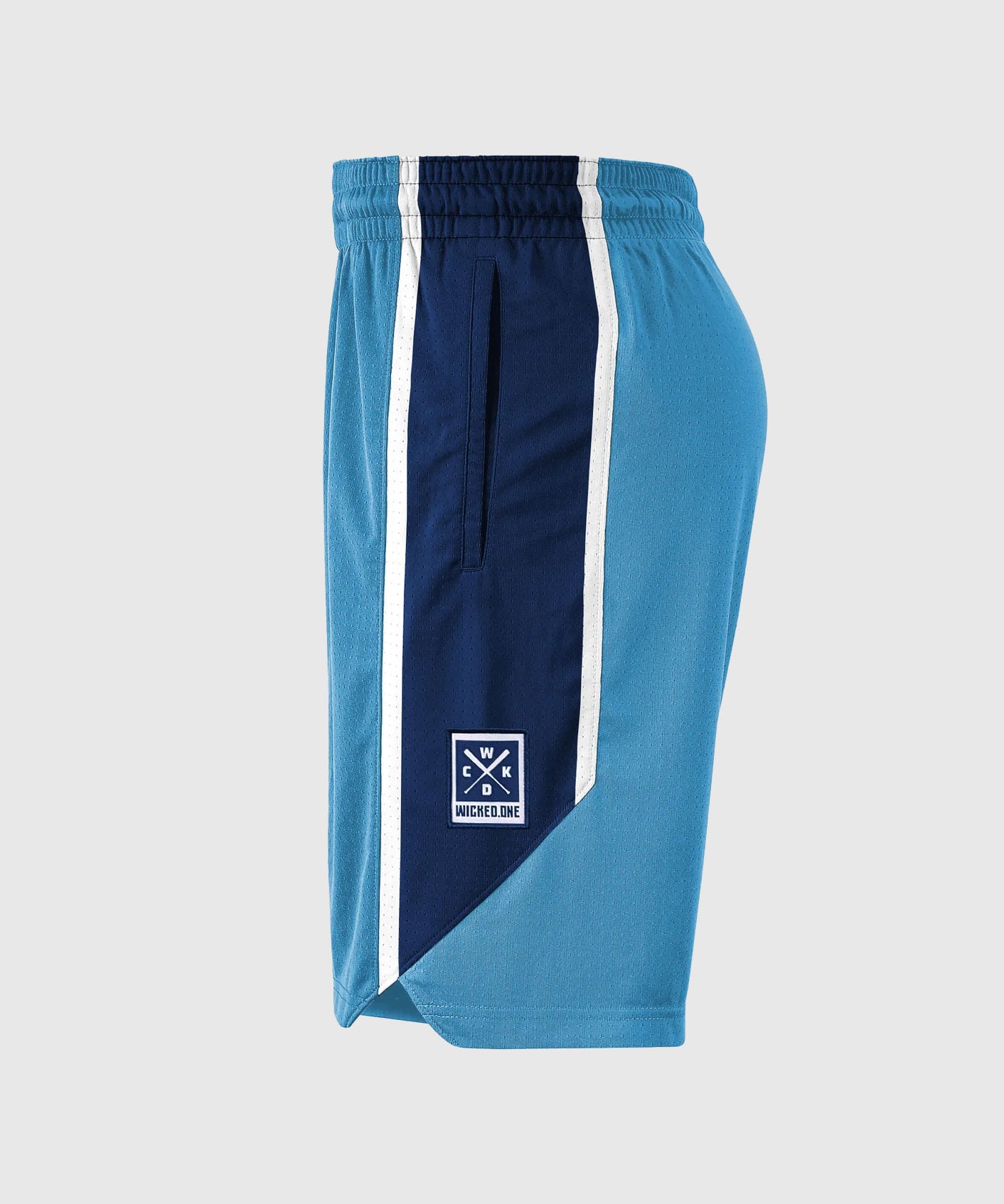 Wicked One Frontlines Pantalones Cortos - Azul Celeste