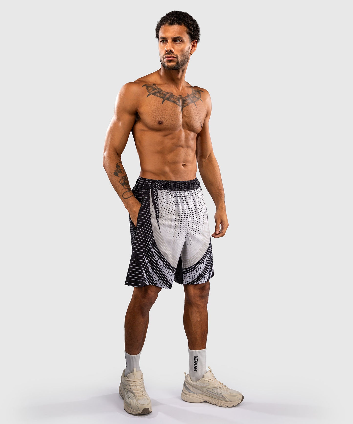 Venum Galactic 3.0 Pantaloncini da Allenamento - Bianco Sporco/Nero