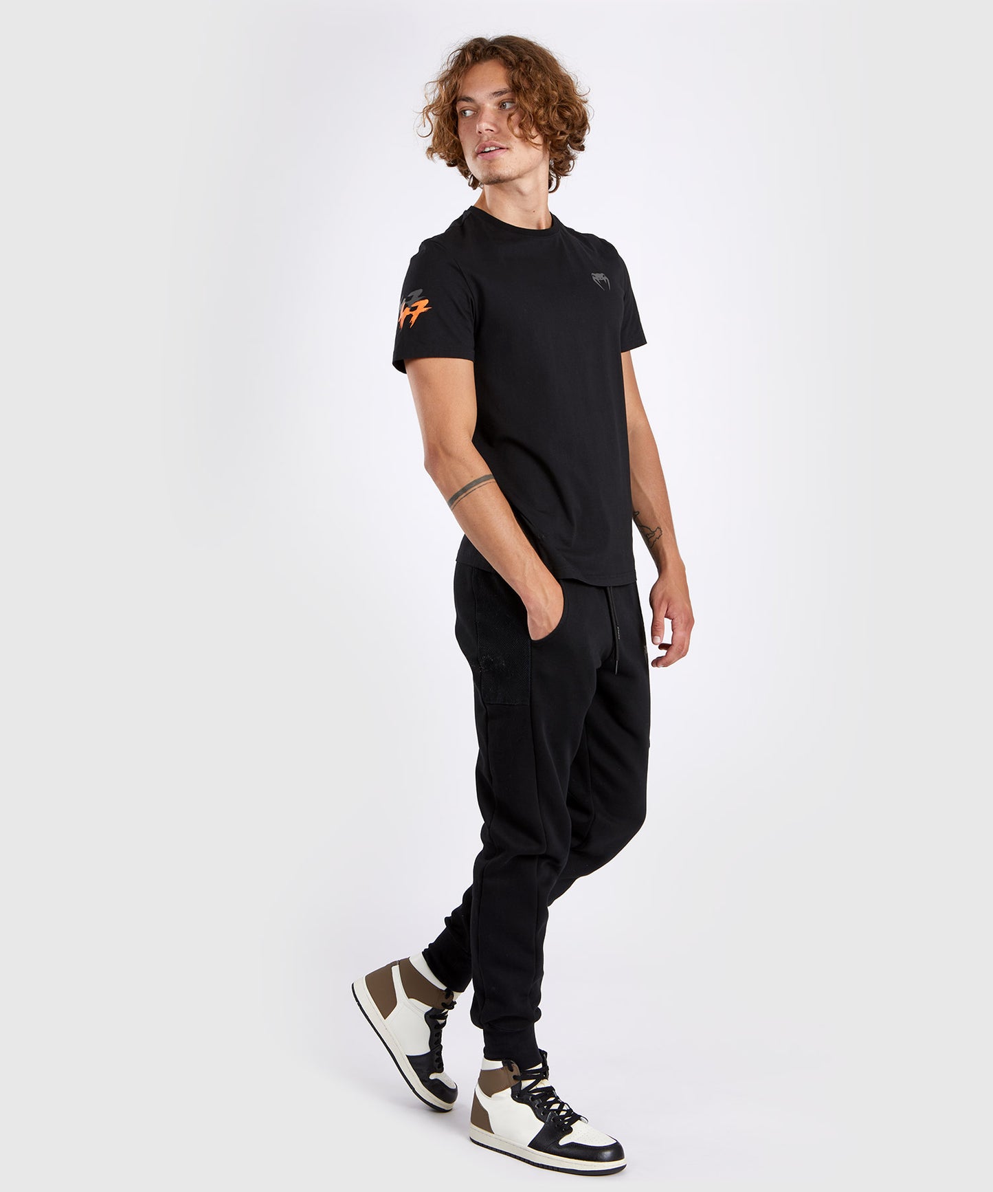 Venum S47 T-Shirt - Black/Orange