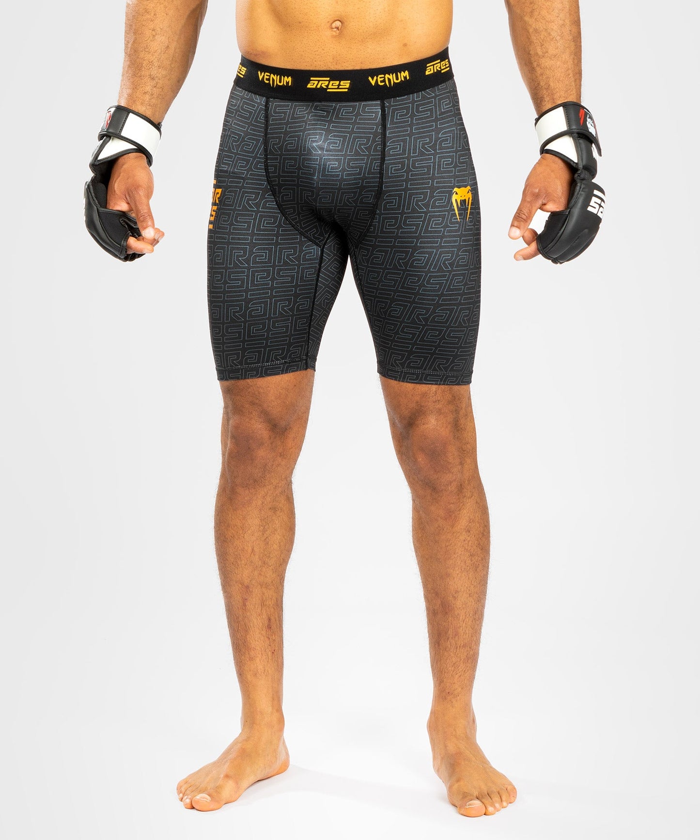Vale Tudo Venum x Ares 2.0 Compression Short - Black/Gold
