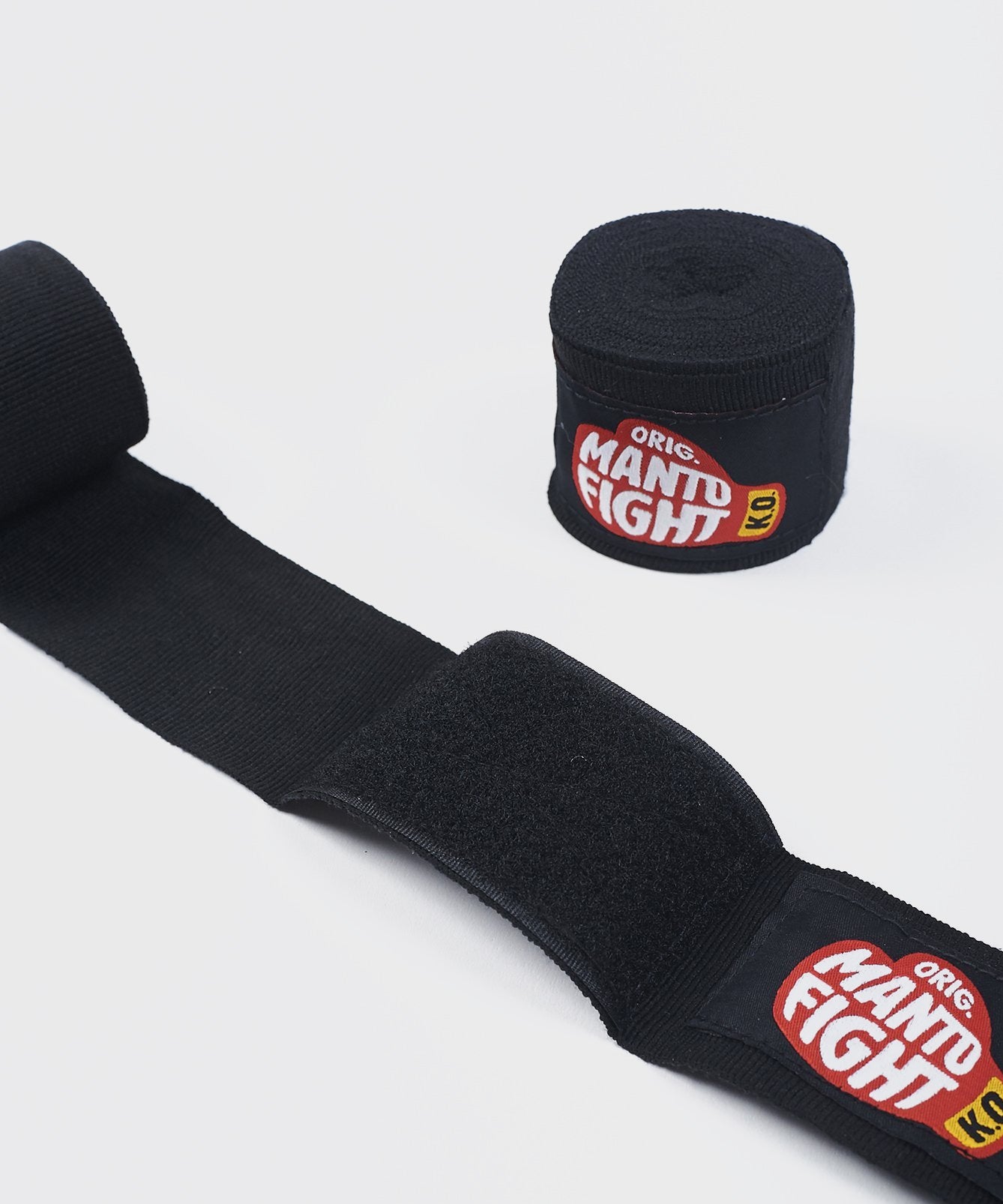Manto Gloves Vendas de Boxeo - Negro