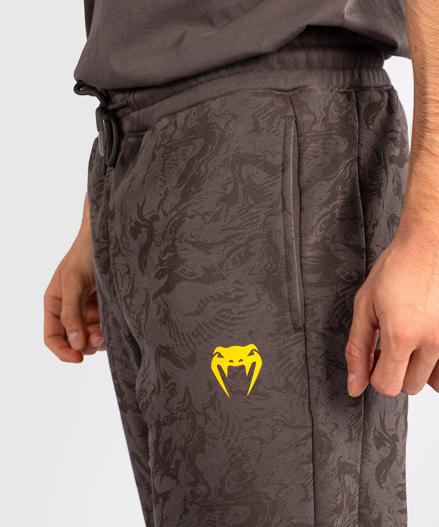 Pantalon en Coton pour Hommes UFC Fusion by Venum Fight Week - Marron Terrestre