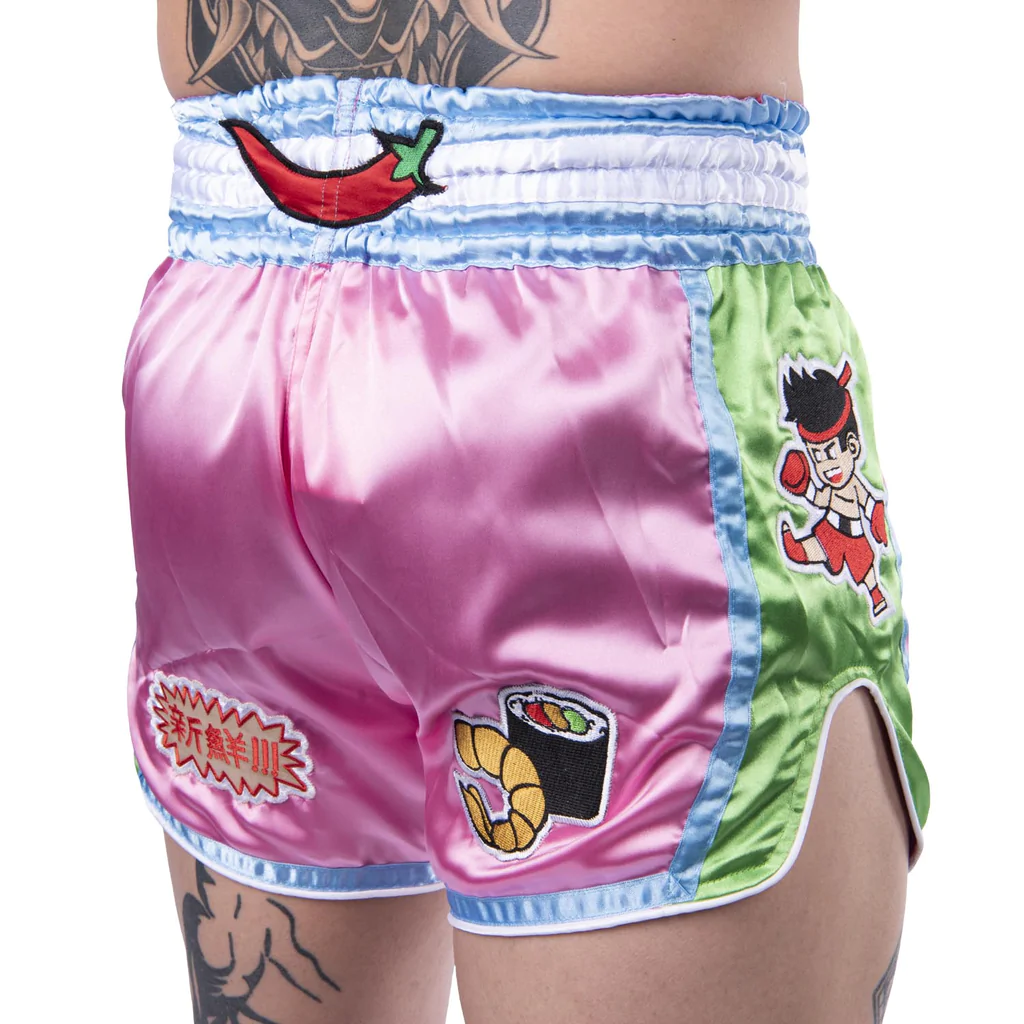 SHORT DE MUAY THAI 8 WEAPONS YUMMY - ROSE