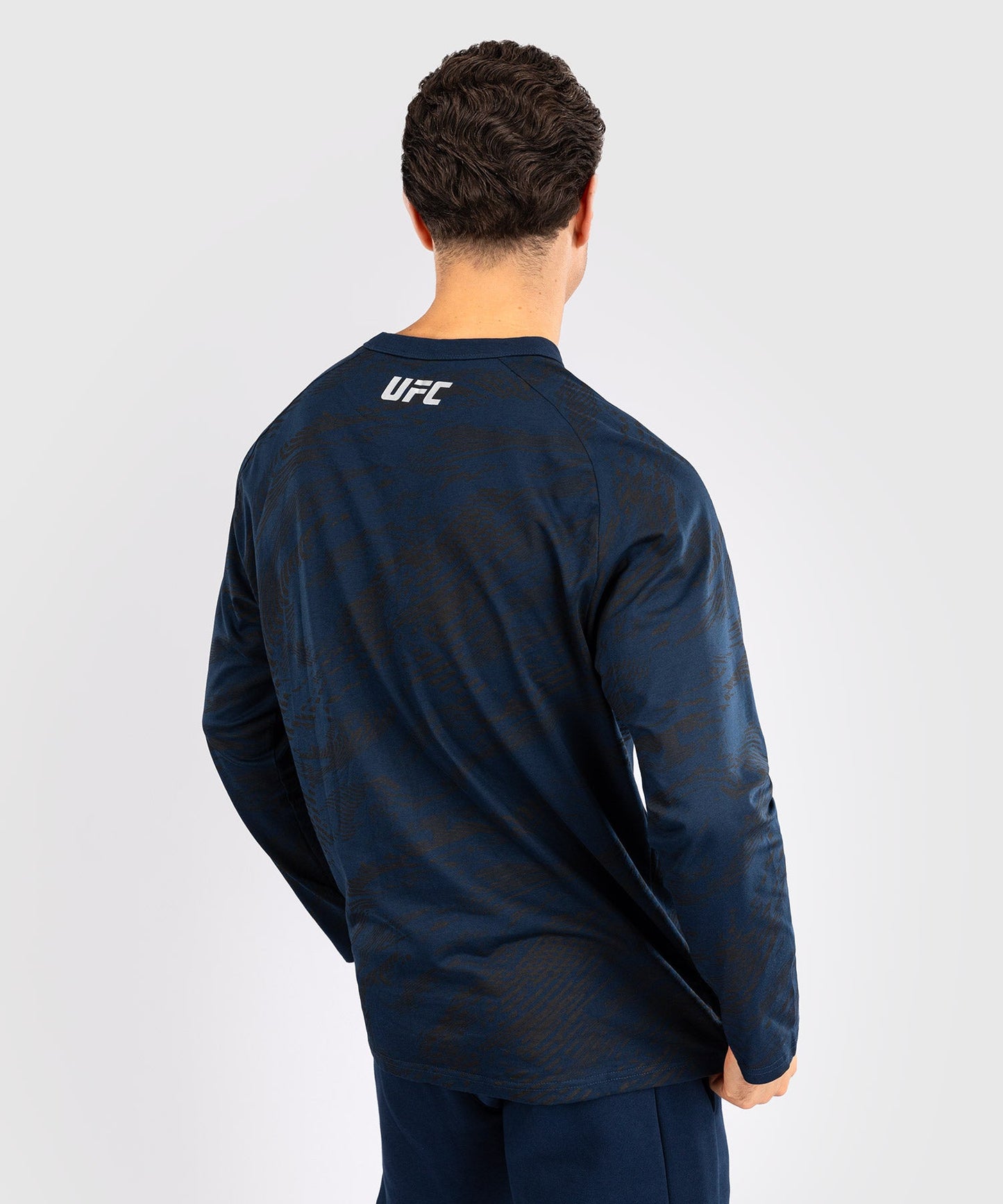 UFC Fusion by Venum Fight Week Men's Long Sleeve T-Shirt - Ocean Blue
