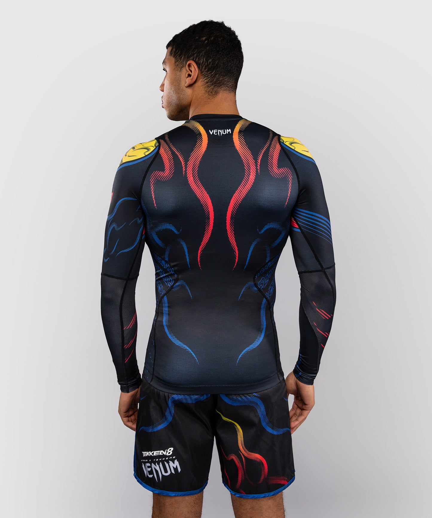 Venum x TEKKEN 8 Long Sleeve Rashguard - Yoshimitsu - Black/Orange