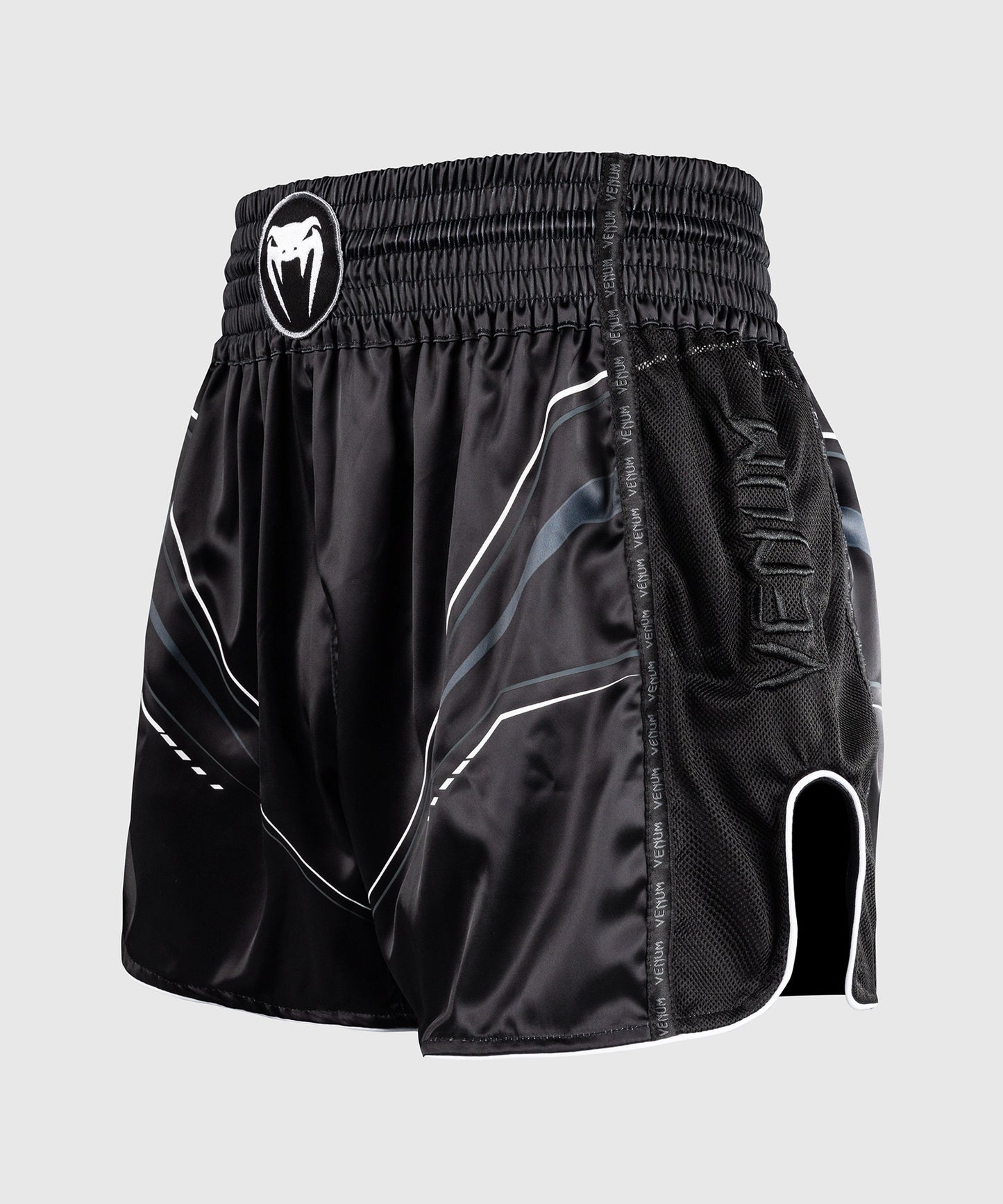 Venum Streamline Short de Muay Thai – Negro/Blanco