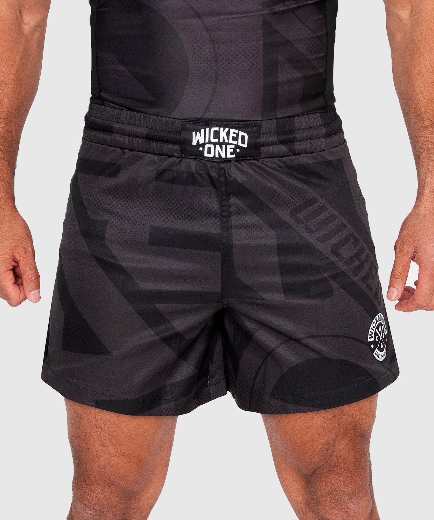Wicked One Element Outsiderz Fightshorts - Negro