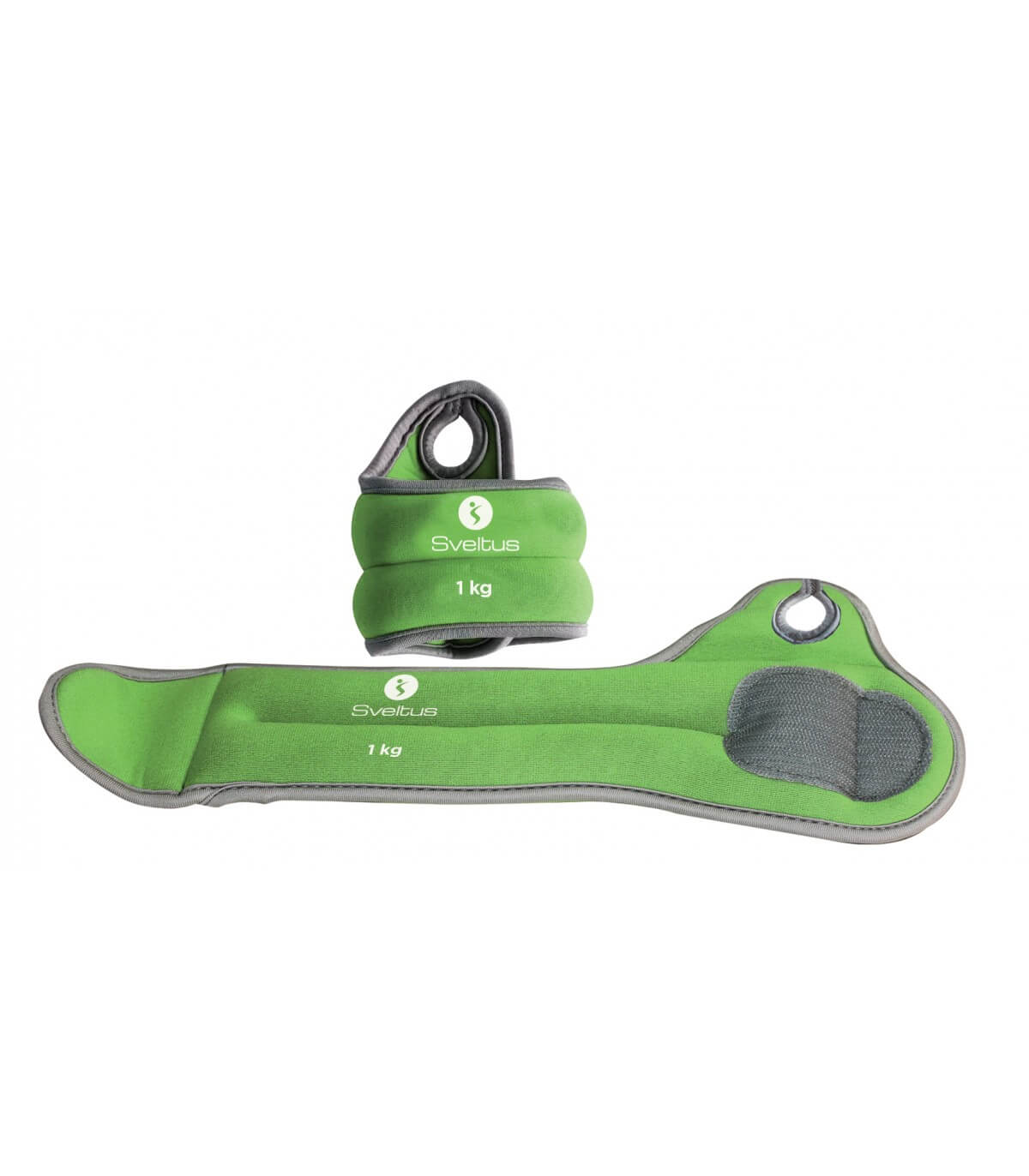 Sveltus Handgelenkband - 1 kg - Doppelpack - Grün