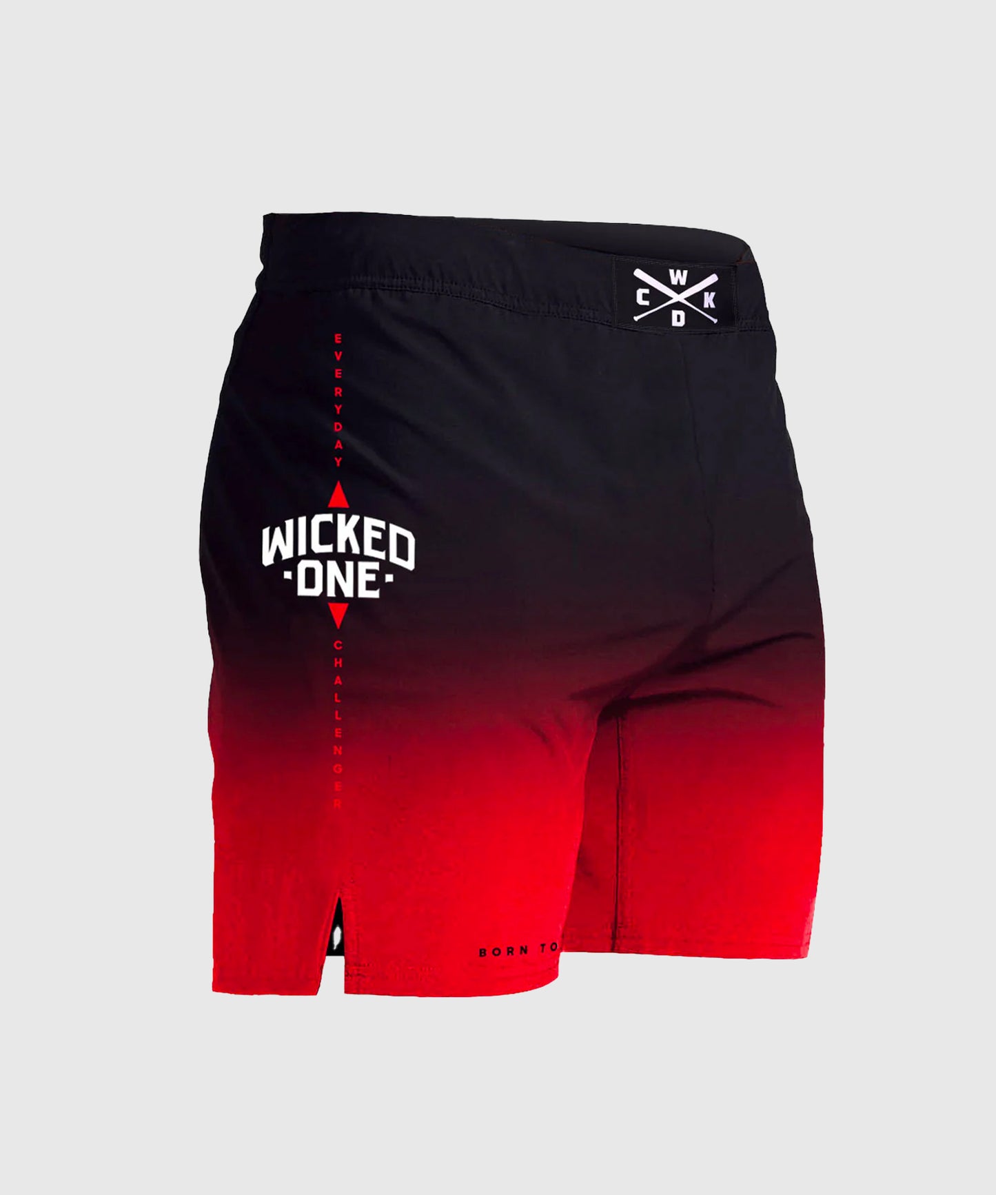 Short de MMA Wicked One Ghost - Noir/Rouge