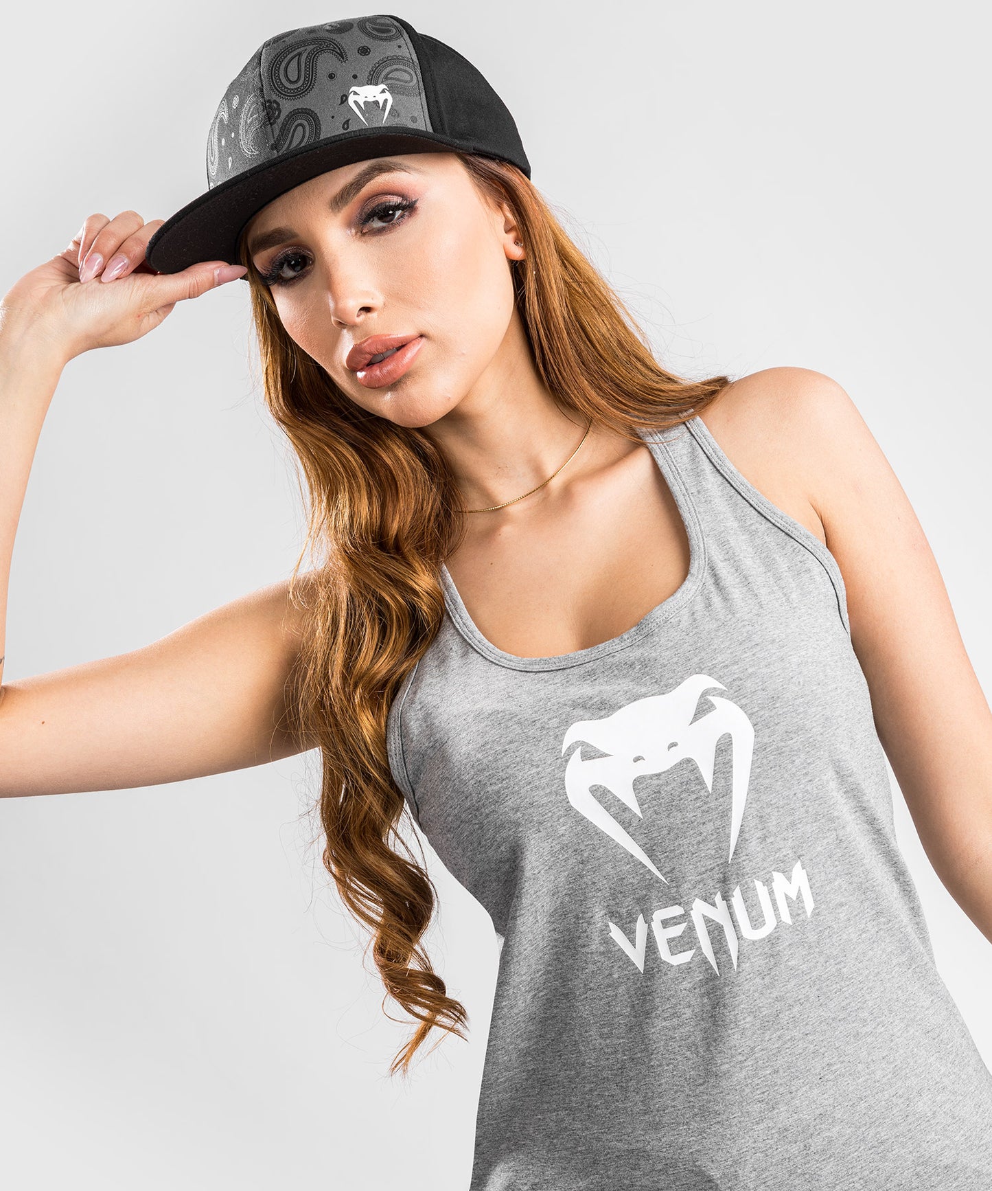 Venum Classic Tank Top - For Women - Light Heather Grey 