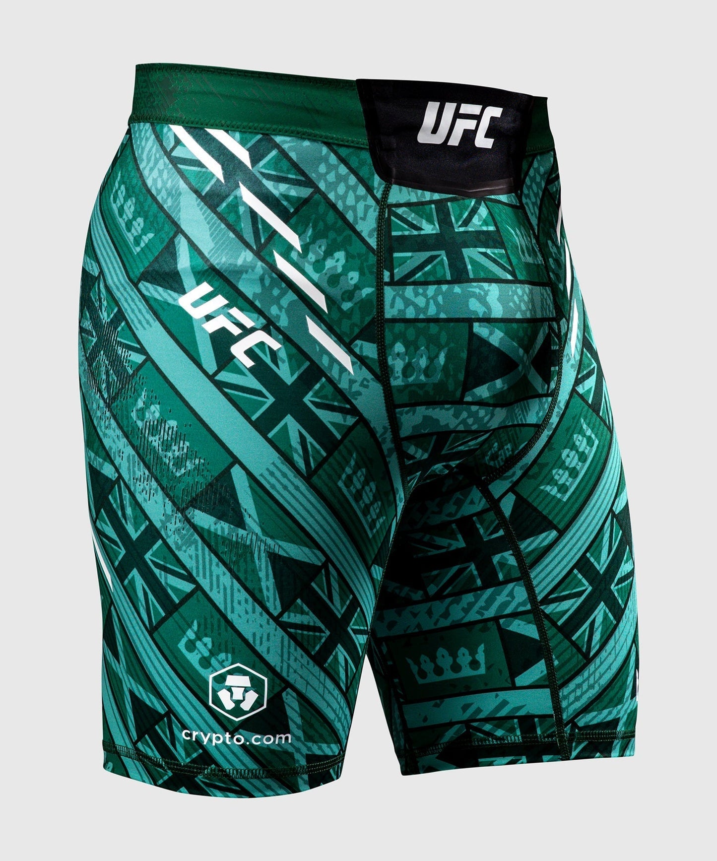 UFC Unrivaled by Venum Leon Edwards Men's Compression Short - Green