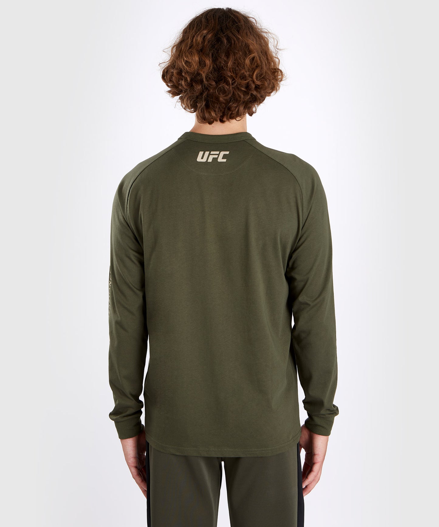 T-shirt à manches longues pour Hommes UFC Adrenaline by Venum Fight Week - Khaki