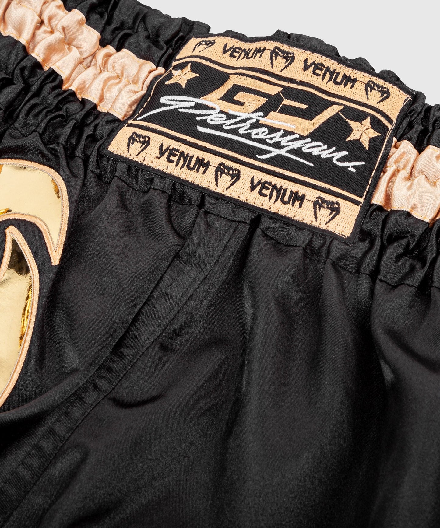 Short de Muay Thaï Venum Petrosyan - Noir/Doré