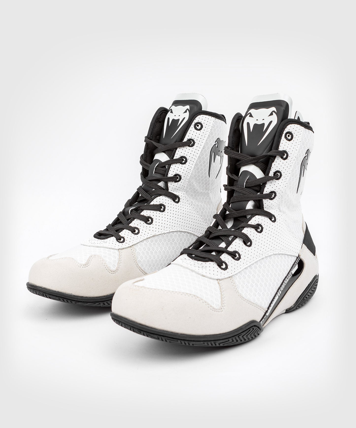 Venum Elite Boxing Shoes White/Black – Dragon Bleu