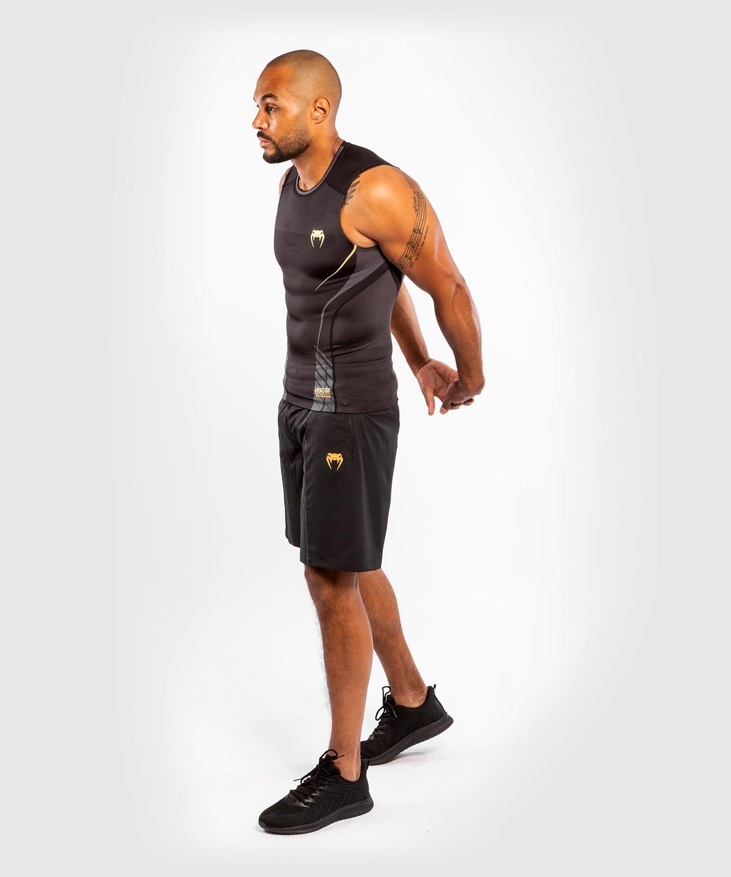 Venum Athletics Compression Tank - Black/Gold